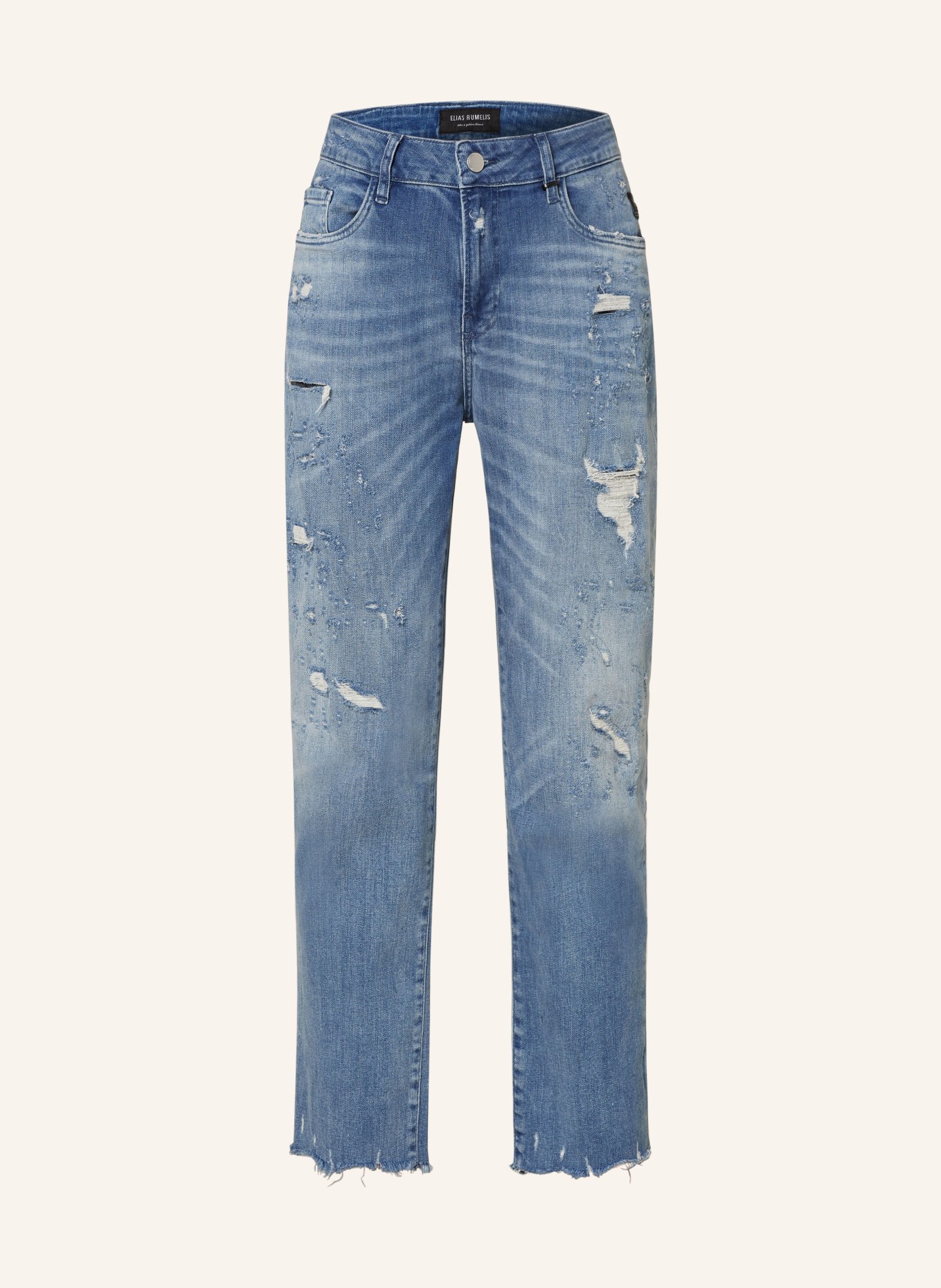 ELIAS RUMELIS Destroyed jeans ERZIVA, Color: 782 Crazy Medium Blue (Image 1)