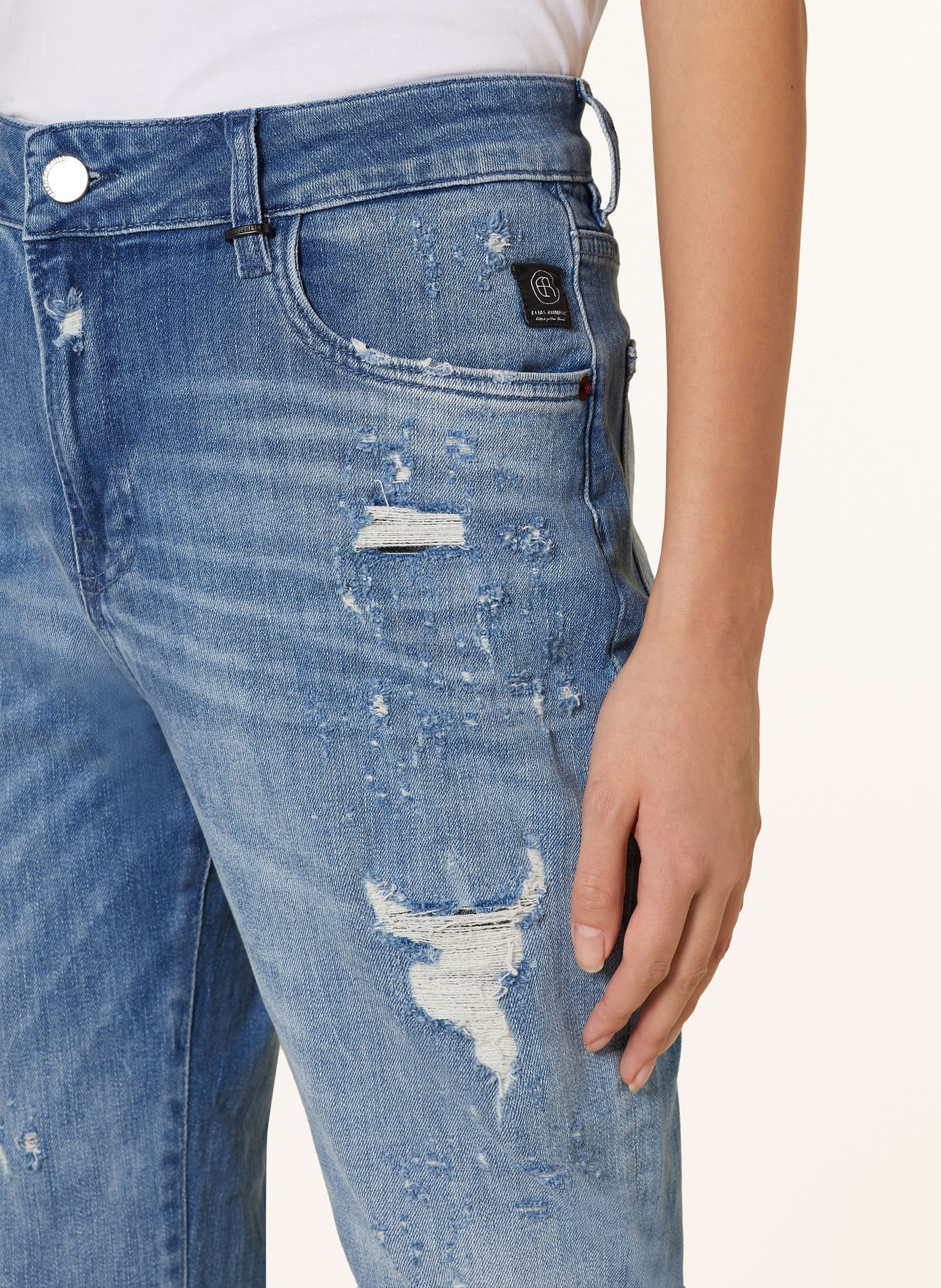 ELIAS RUMELIS Destroyed jeans ERZIVA, Color: 782 Crazy Medium Blue (Image 5)