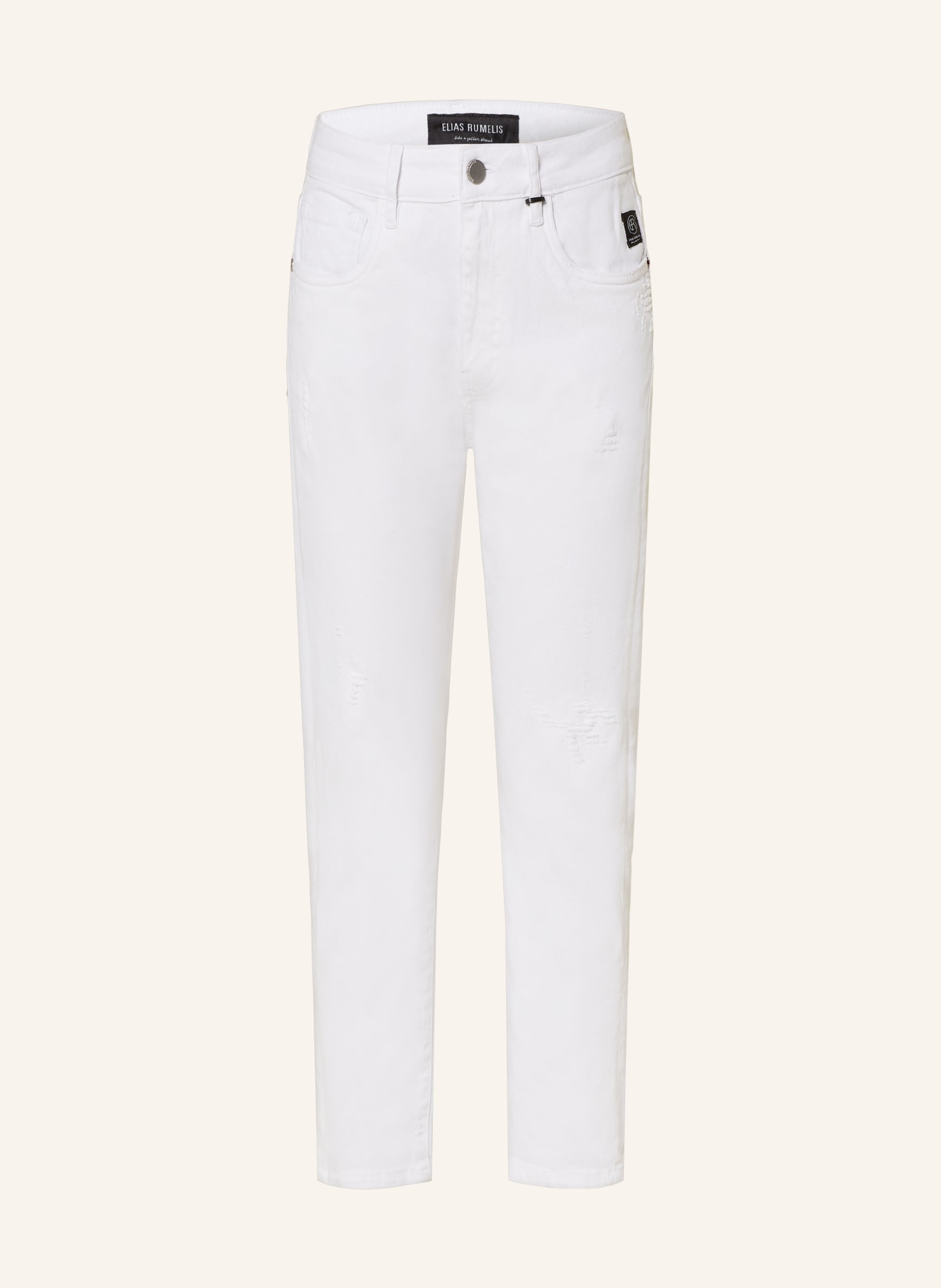 ELIAS RUMELIS 7/8 jeans ERLEONA, Color: WHITE (Image 1)