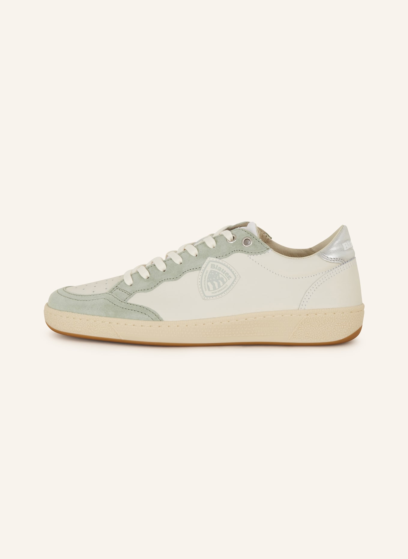 Blauer Sneakers OLYMPIA, Color: WHITE/ LIGHT GREEN (Image 4)