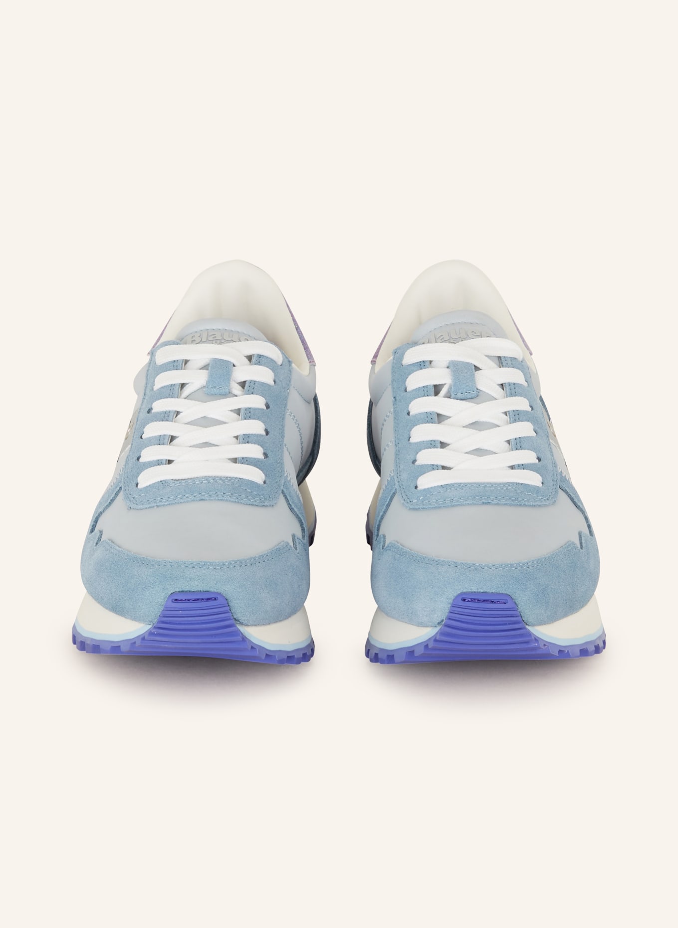 Blauer Sneaker MILLEN, Farbe: HELLBLAU/ HELLLILA (Bild 3)