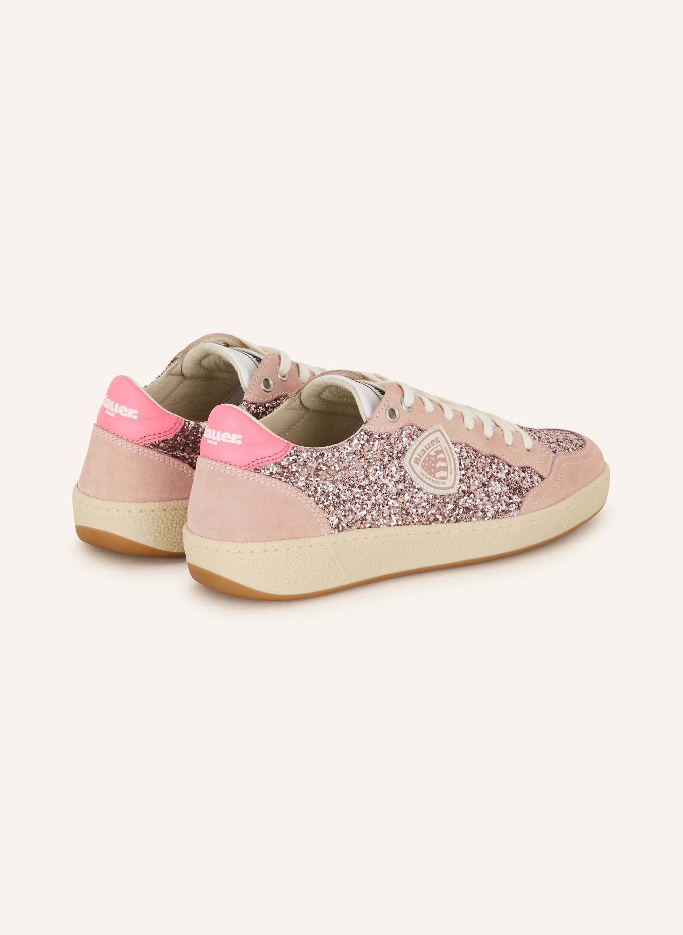 Blauer Sneakers OLYMP with sequins, Color: PINK/ ROSE (Image 2)