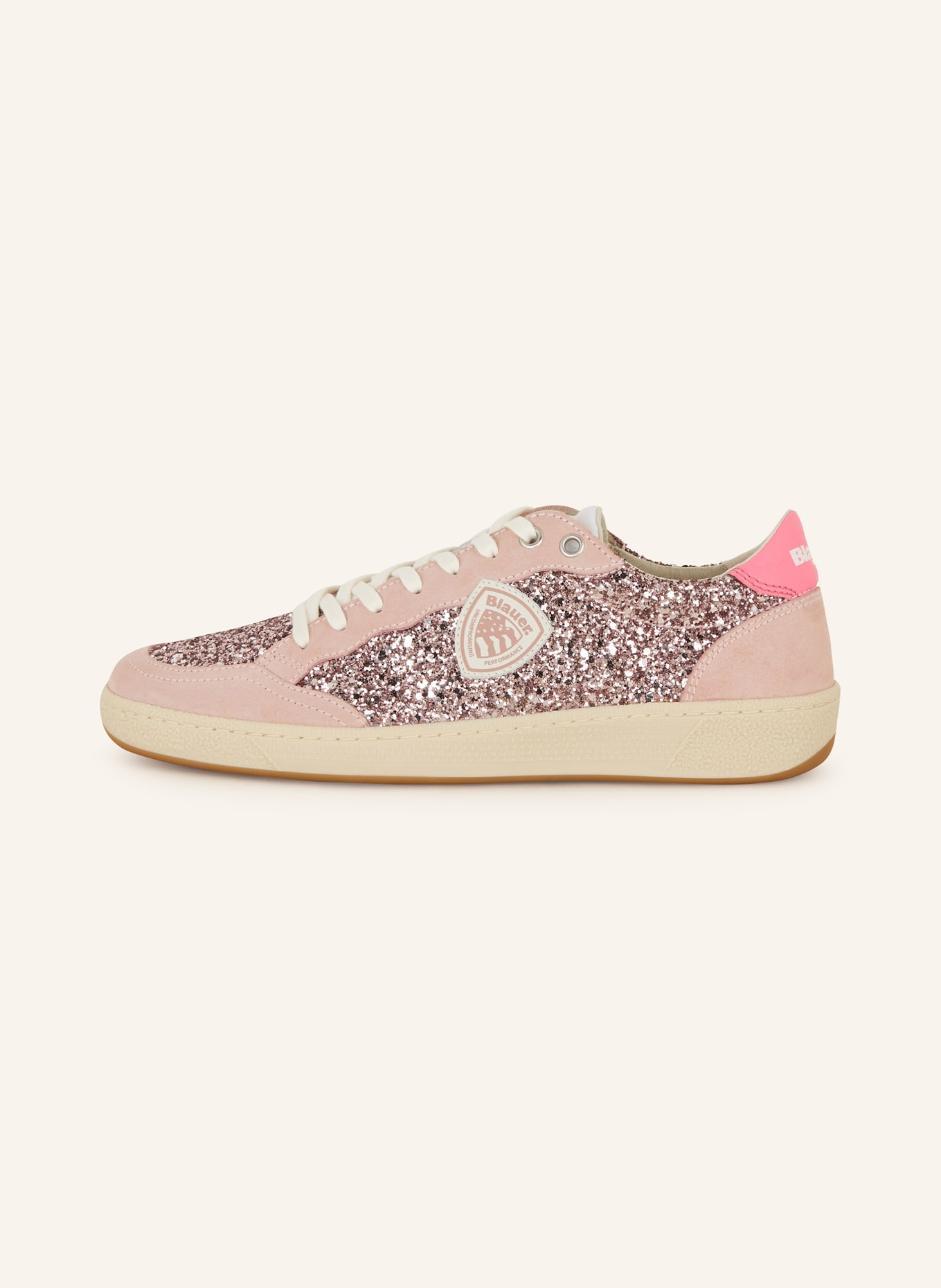 Blauer Sneakers OLYMP with sequins, Color: PINK/ ROSE (Image 4)
