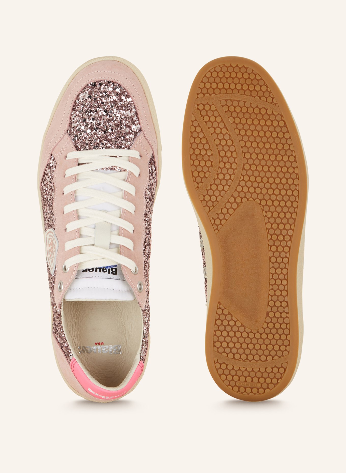 Blauer Sneakers OLYMP with sequins, Color: PINK/ ROSE (Image 5)