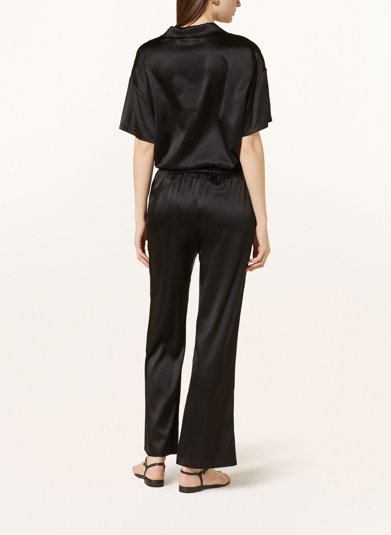 rosemunde Silk pants, Color: BLACK (Image 3)