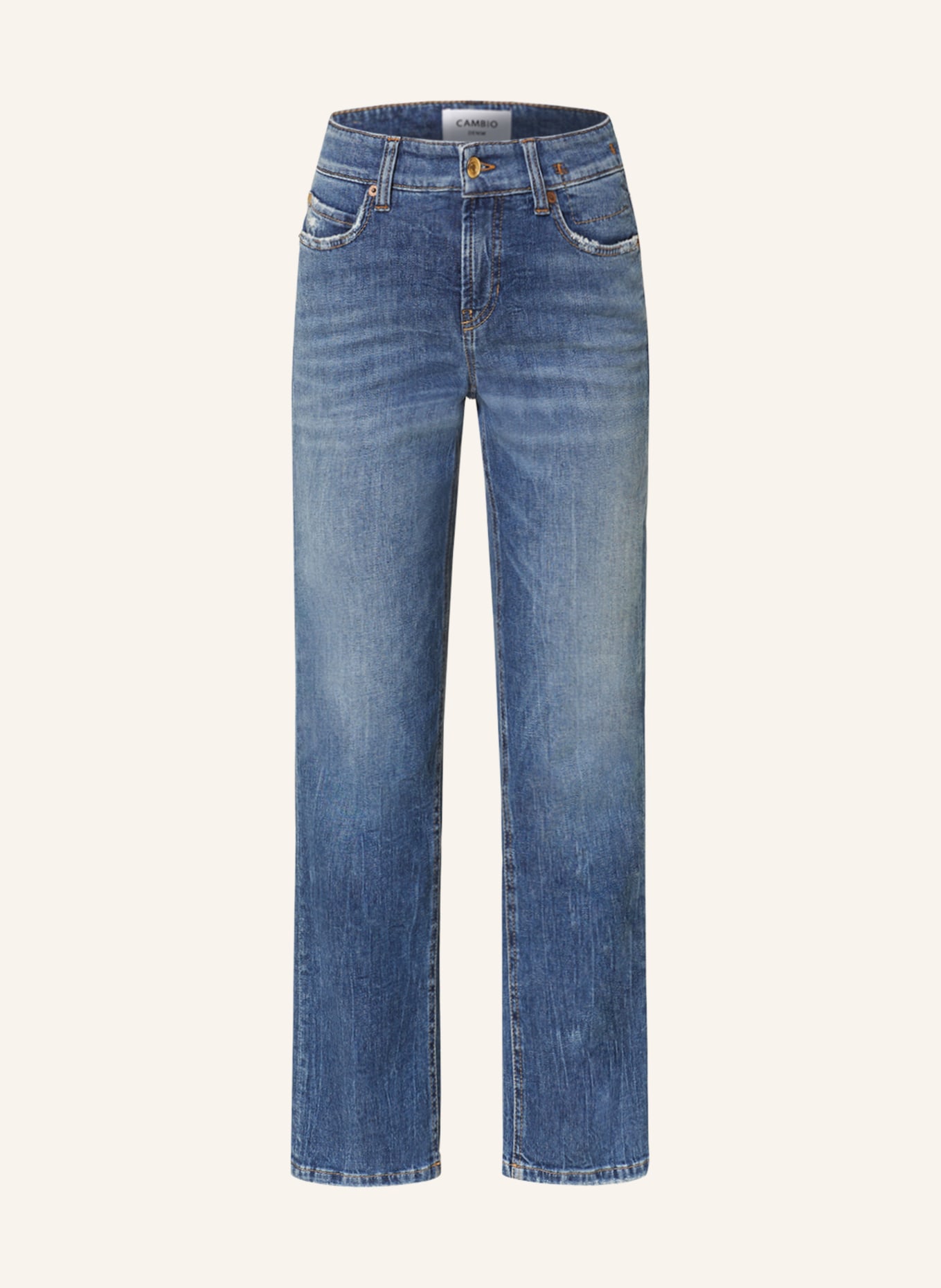 CAMBIO Straight Jeans PARIS, Farbe: 5167 authentic dark scratched (Bild 1)