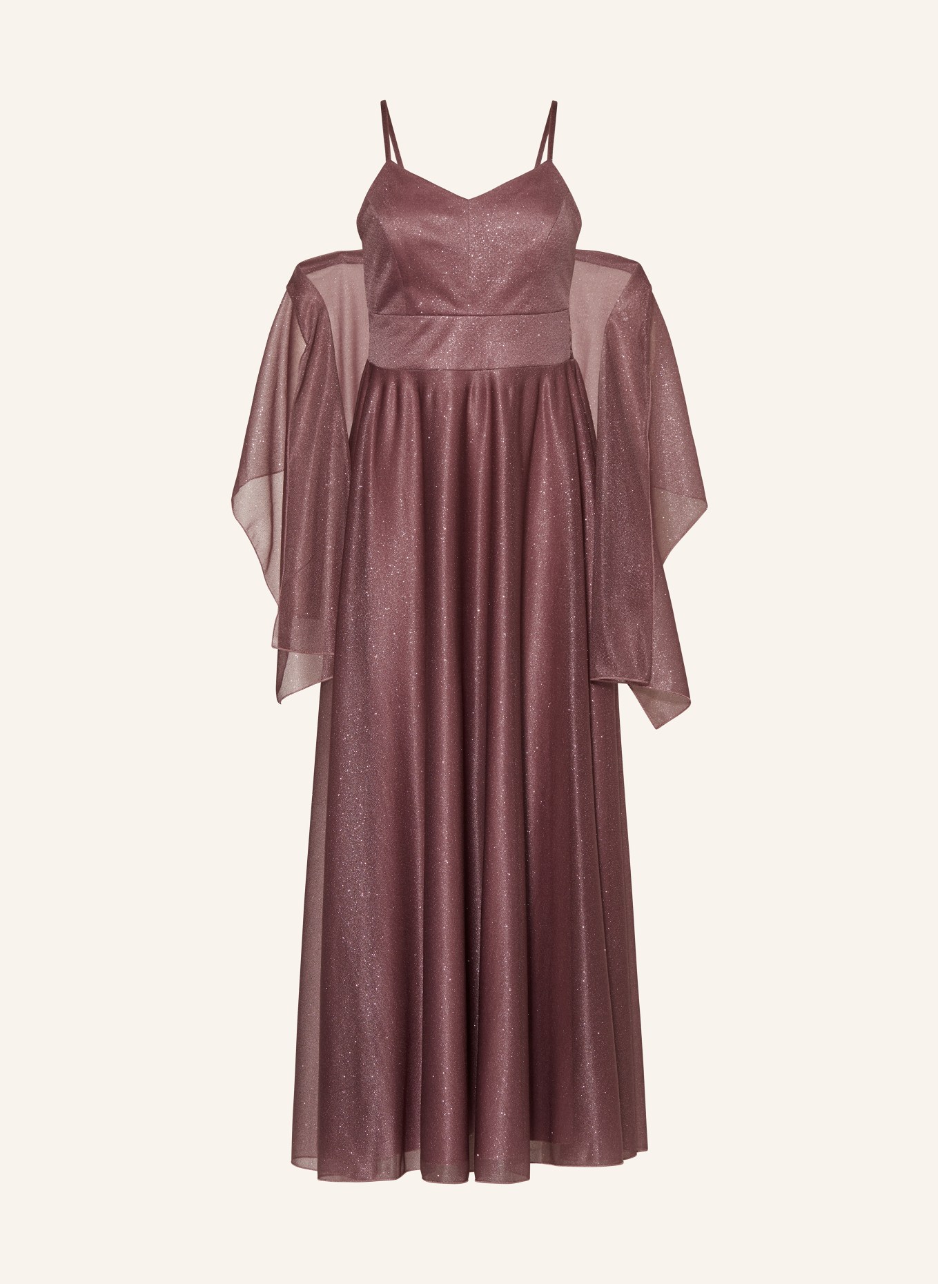 G.O.L. FINEST COLLECTION Sukienka wieczorowa z etolą, Kolor: BRUDNY RÓŻ (Obrazek 1)