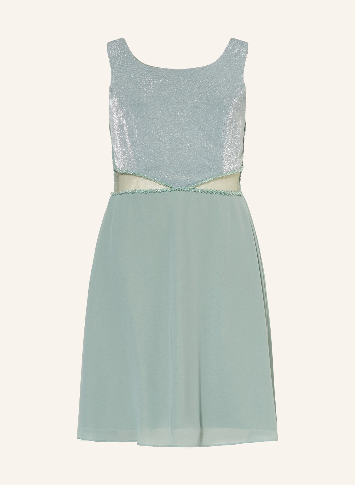 G.O.L. FINEST COLLECTION Kleid mit Glitzergarn und Cut-outs, Farbe: MINT (Bild 1)