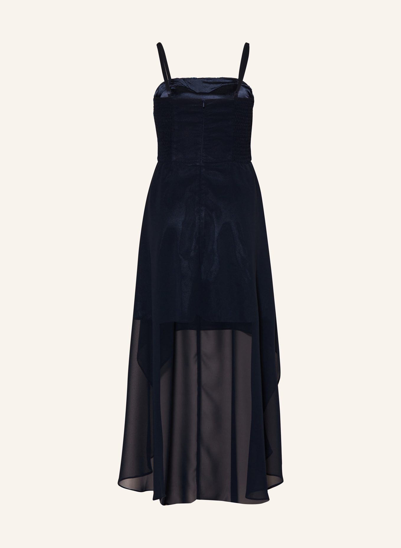 G.O.L. FINEST COLLECTION Koktejlové šaty se štólou, Barva: TMAVĚ MODRÁ (Obrázek 2)