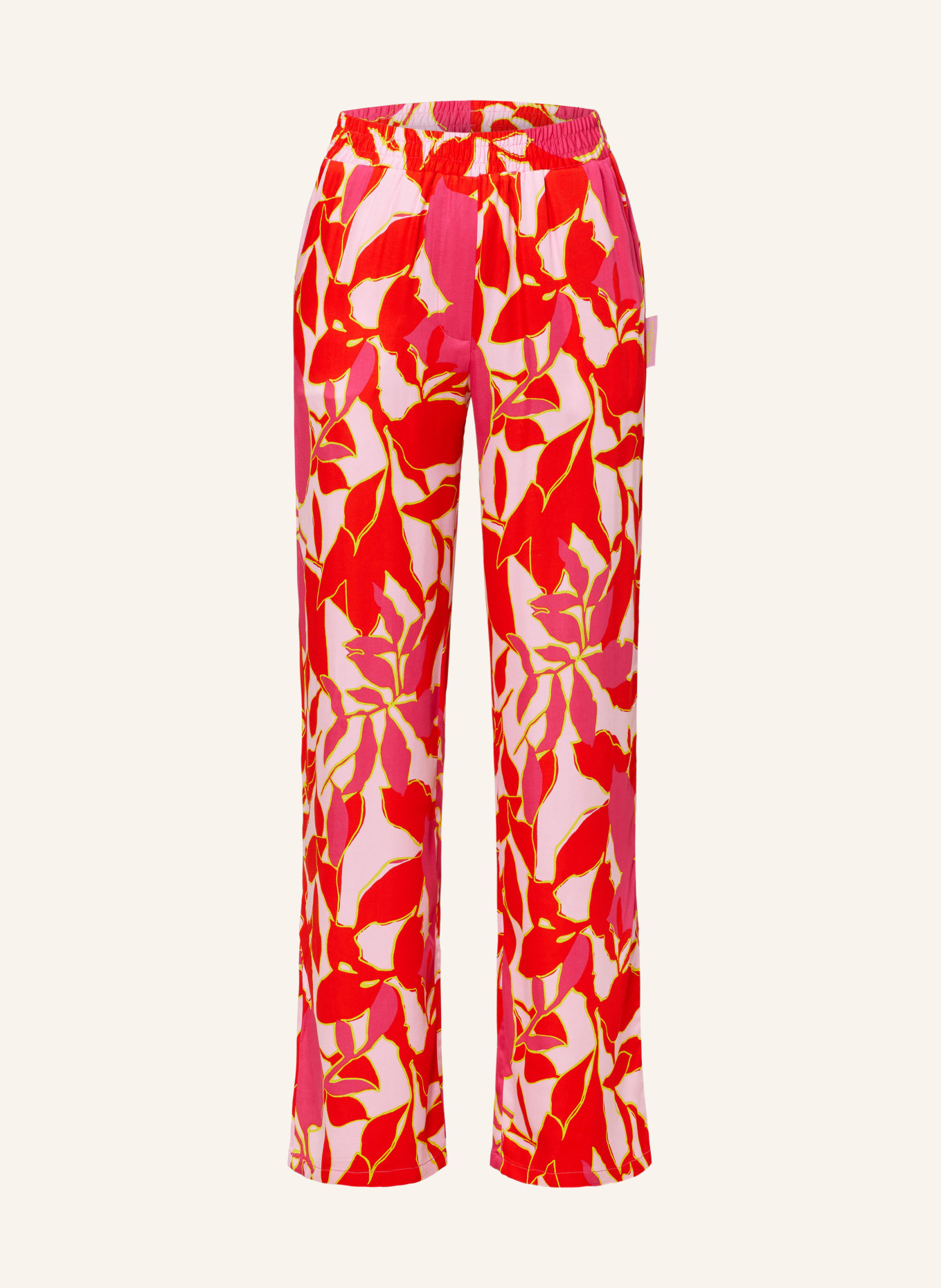 Smith & Soul Wide leg trousers, Color: RED/ FUCHSIA/ PINK (Image 1)