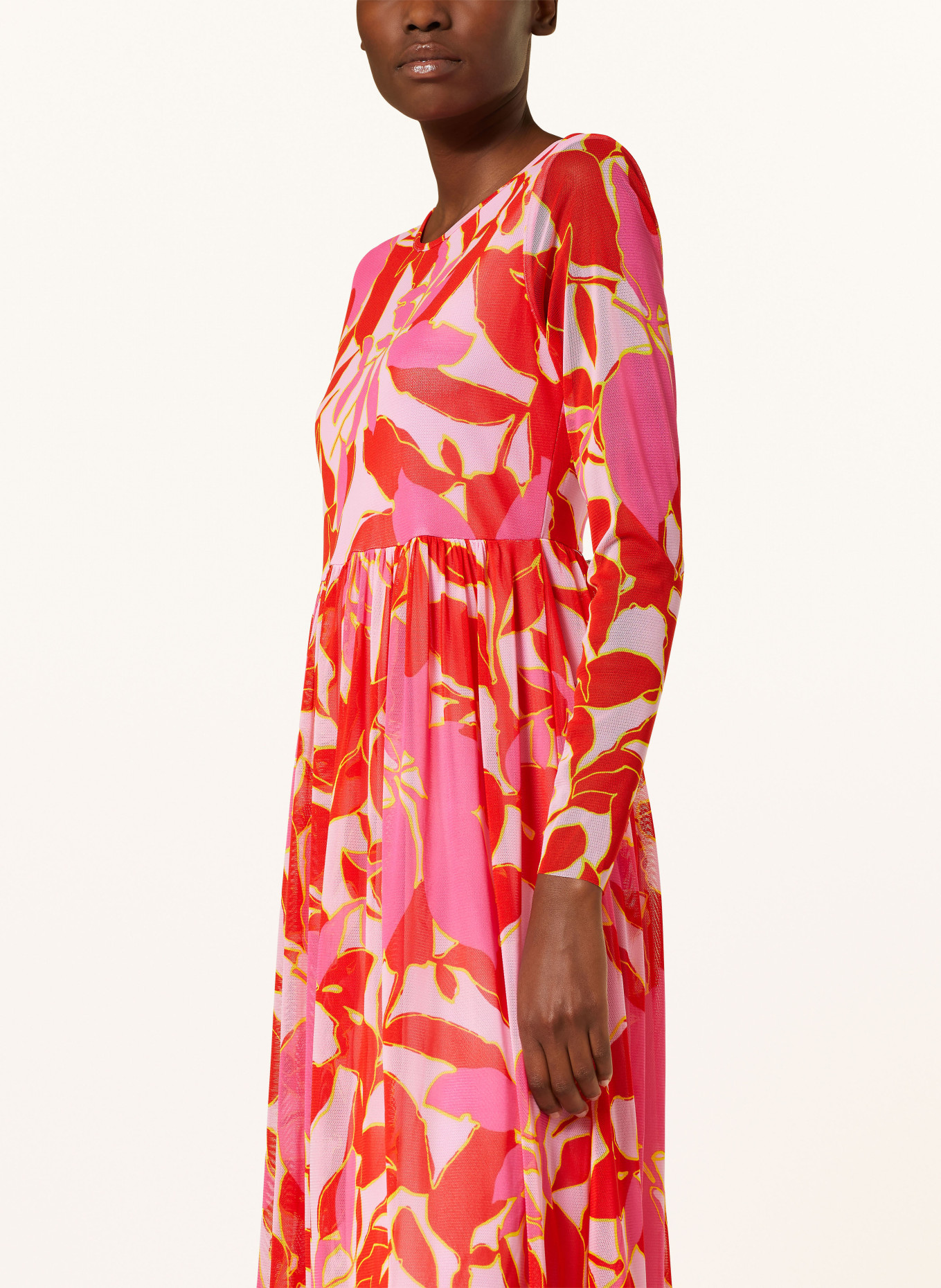 Smith & Soul Kleid, Farbe: NEONROT/ NEONPINK/ NEONGELB (Bild 4)