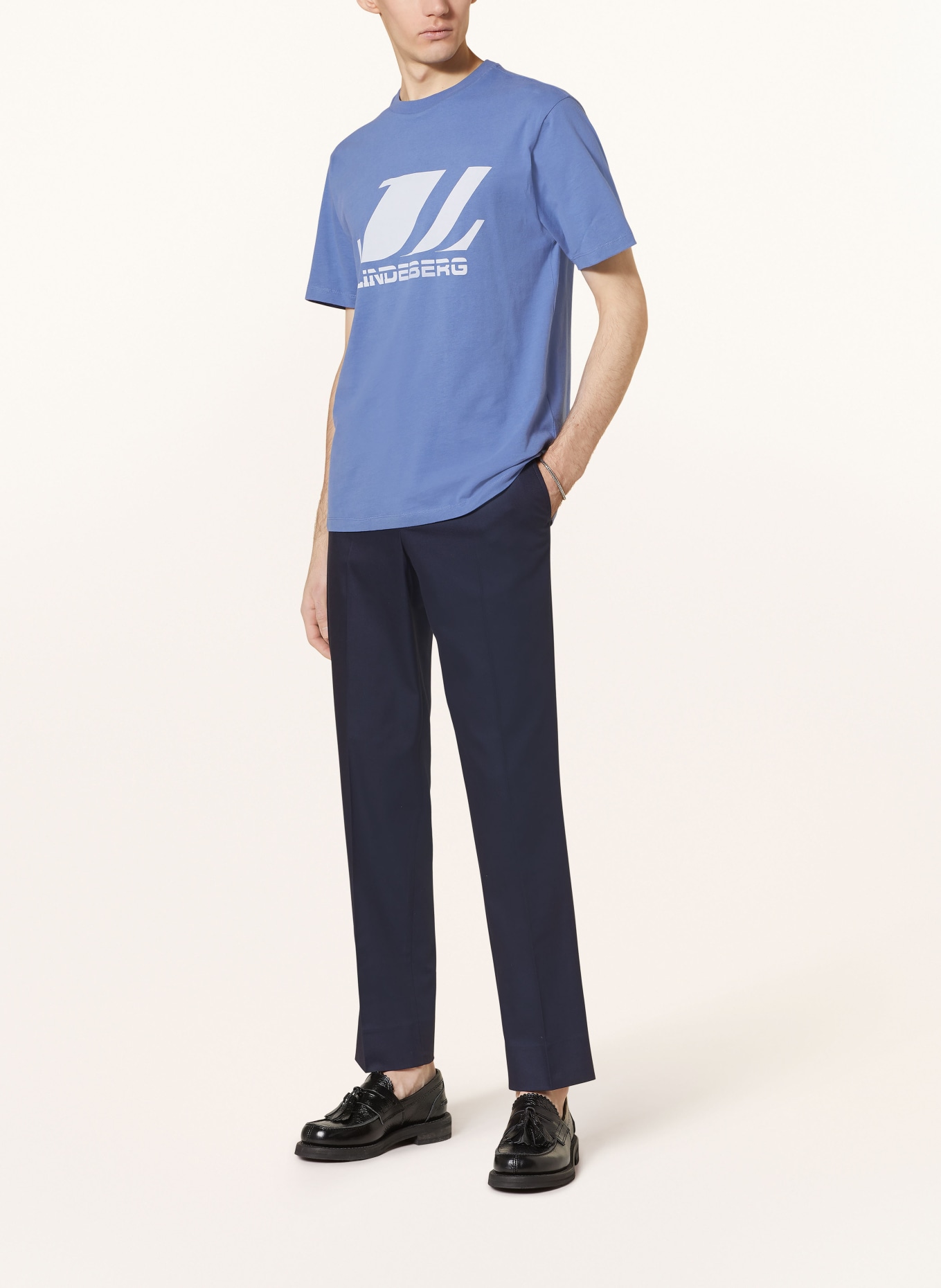 J.LINDEBERG T-shirt, Color: BLUE (Image 2)