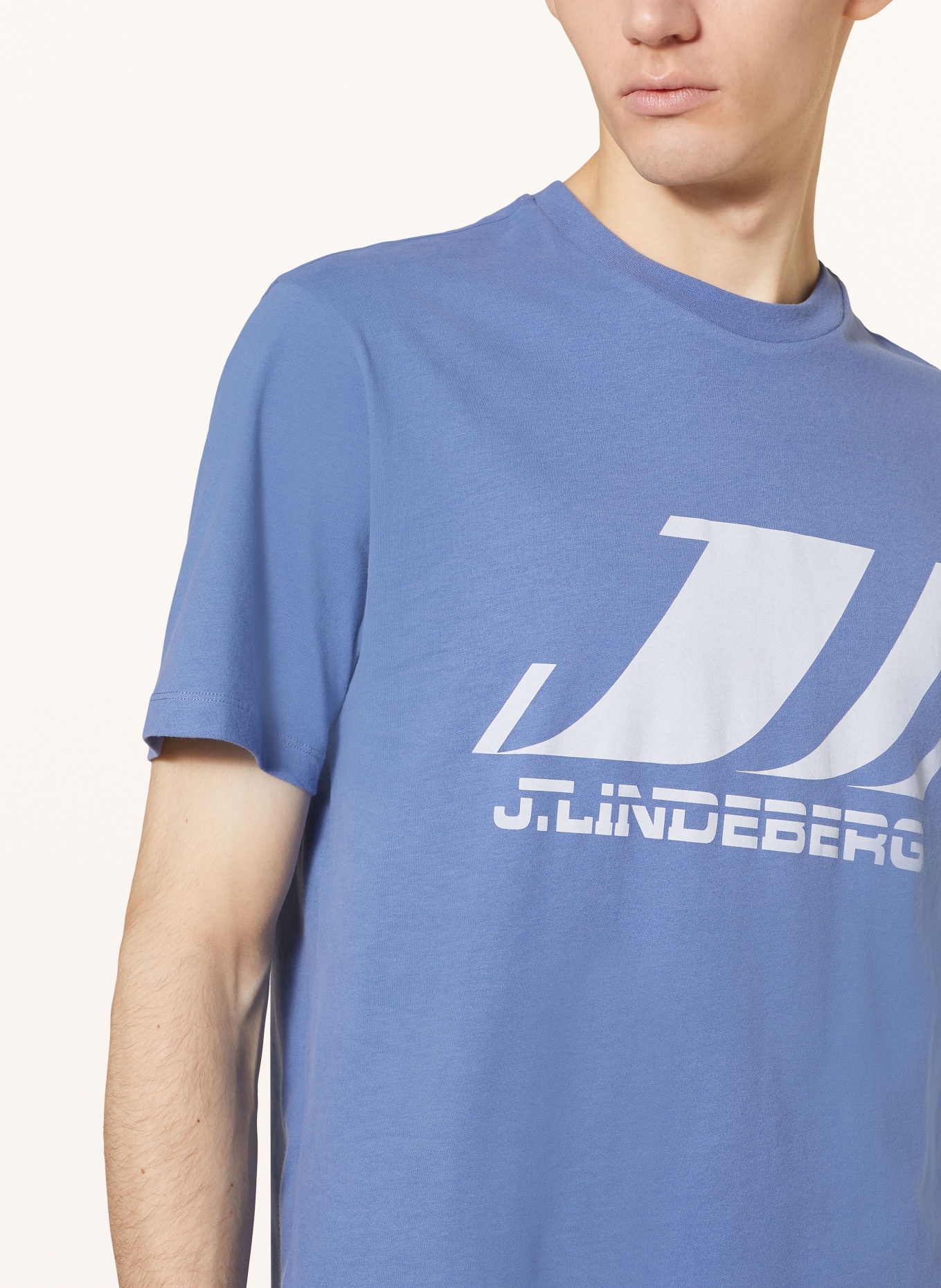 J.LINDEBERG T-Shirt, Farbe: BLAU (Bild 4)