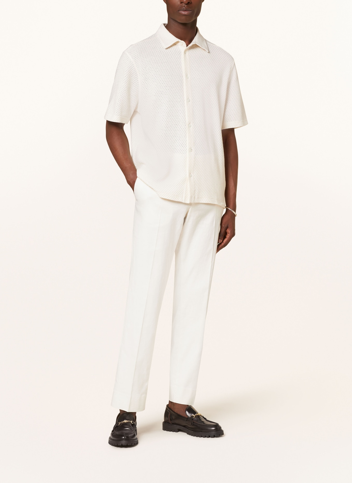J.LINDEBERG Knit shirt regular fit, Color: WHITE (Image 2)