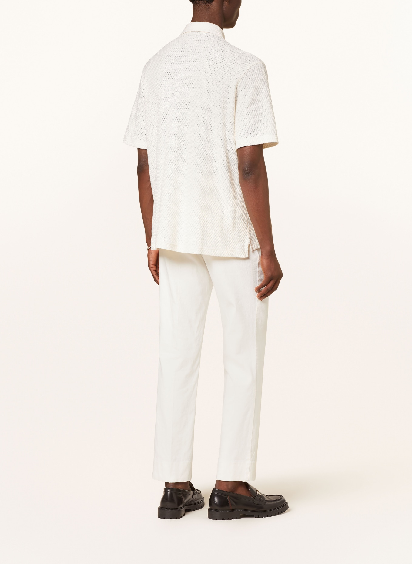 J.LINDEBERG Knit shirt regular fit, Color: WHITE (Image 3)
