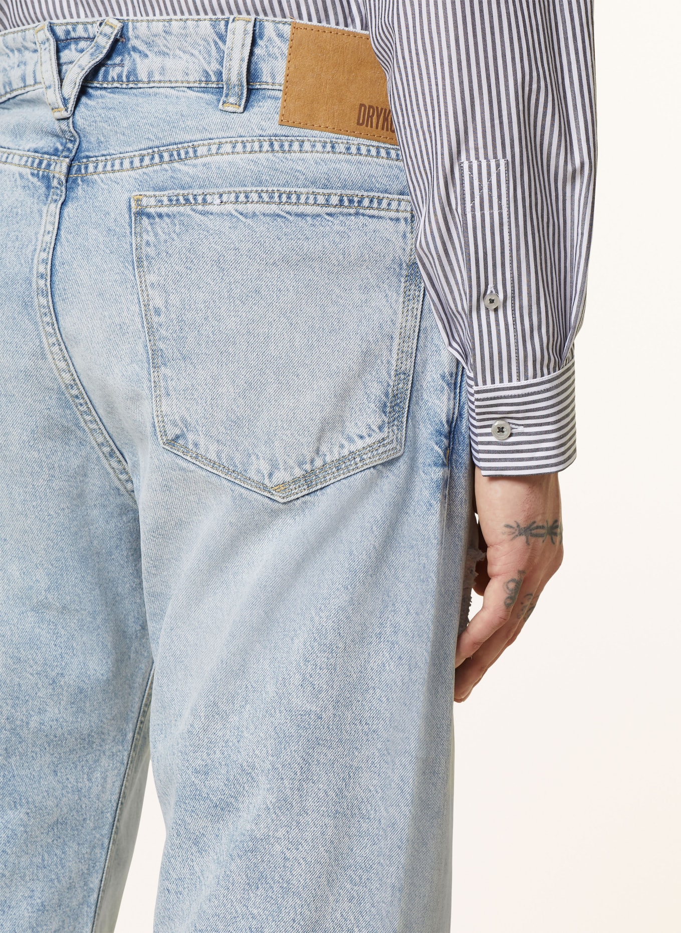 DRYKORN Jeans BAGGZY Relaxed Fit, Farbe: HELLBLAU (Bild 6)