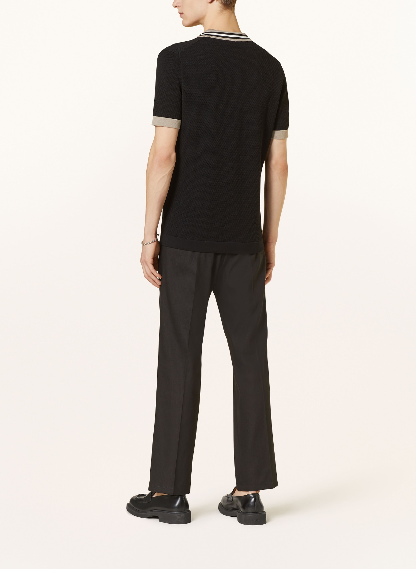 DRYKORN Trousers LEEK with linen regular fit, Color: BLACK (Image 3)