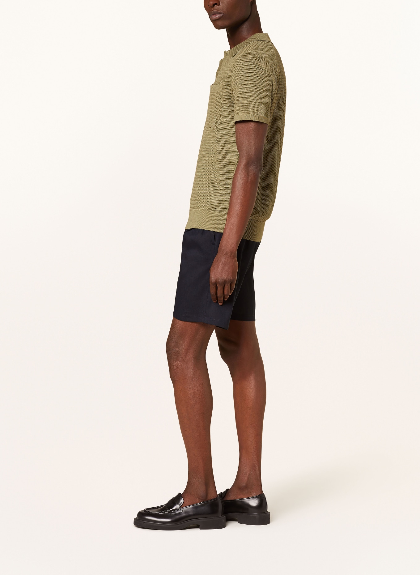 DRYKORN Shorts RHASY Regular Fit mit Leinen, Farbe: DUNKELBLAU (Bild 5)