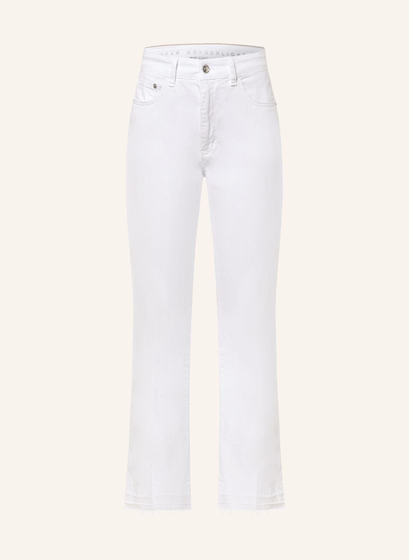 MAC Flared Jeans DREAM KICK, Farbe: D010 WHITE DENIM (Bild 1)