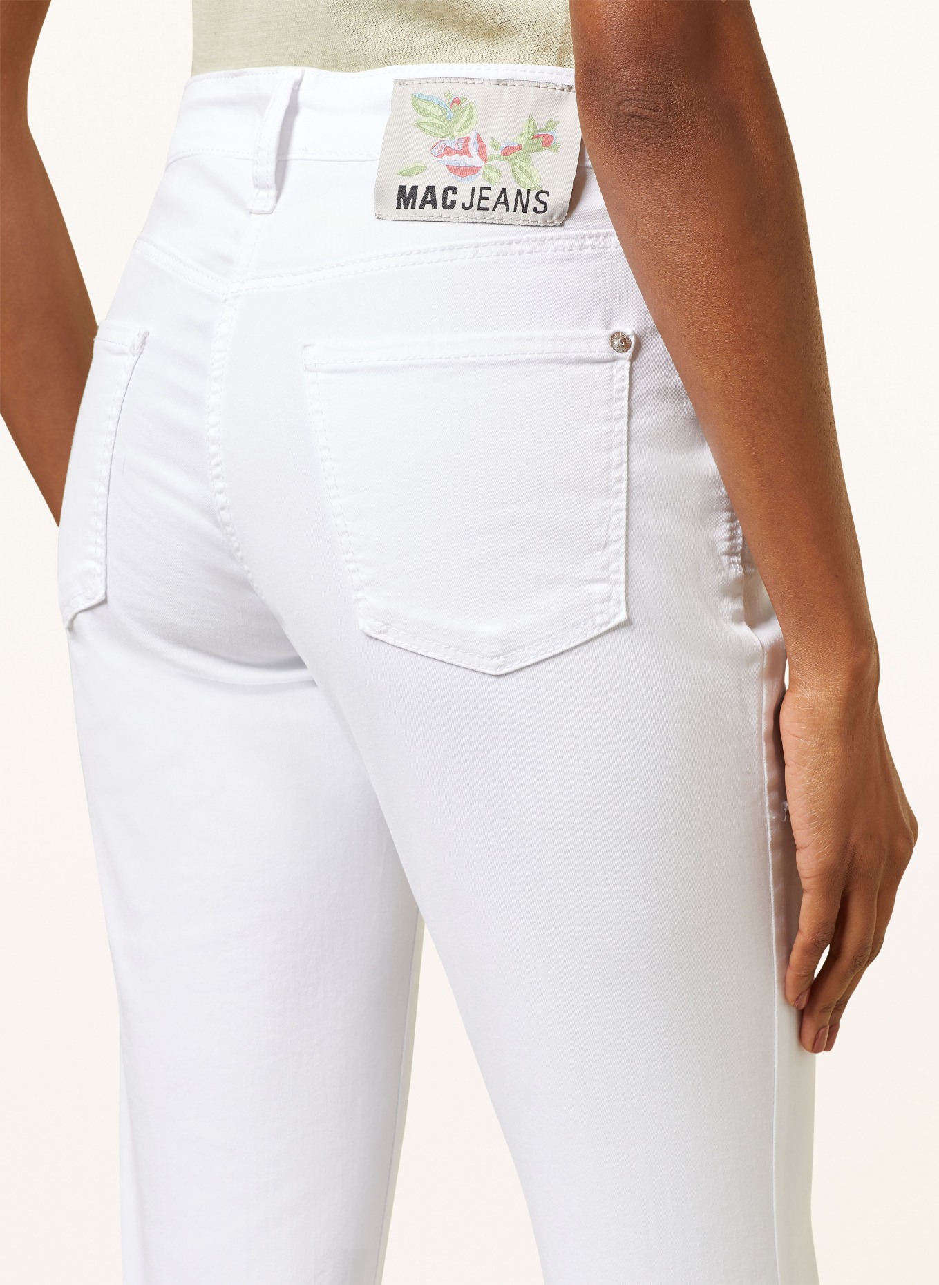 MAC Flared Jeans DREAM KICK, Farbe: D010 WHITE DENIM (Bild 6)
