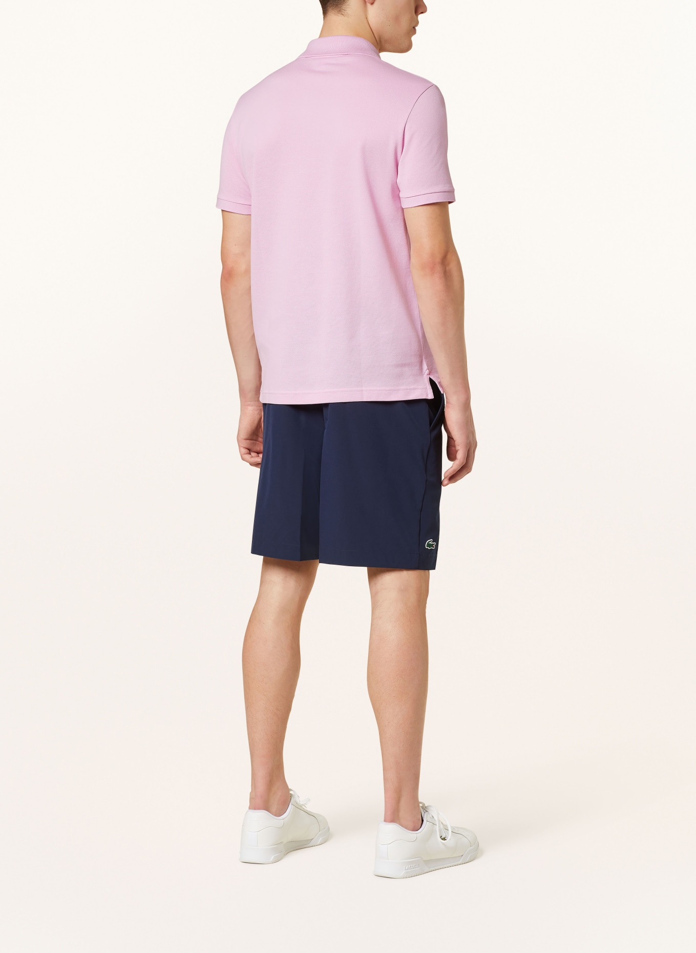 LACOSTE Piqué-Poloshirt Slim Fit, Farbe: ROSA (Bild 3)