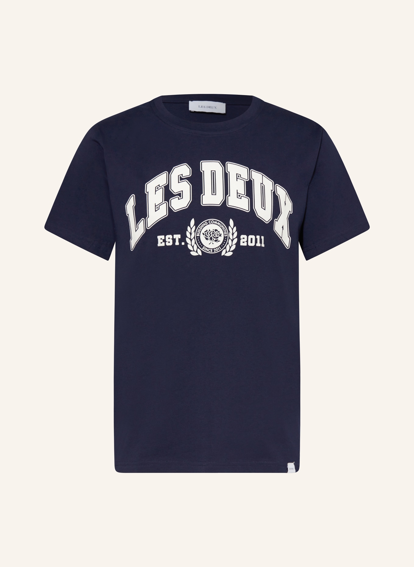 LES DEUX T-shirt, Color: DARK BLUE (Image 1)