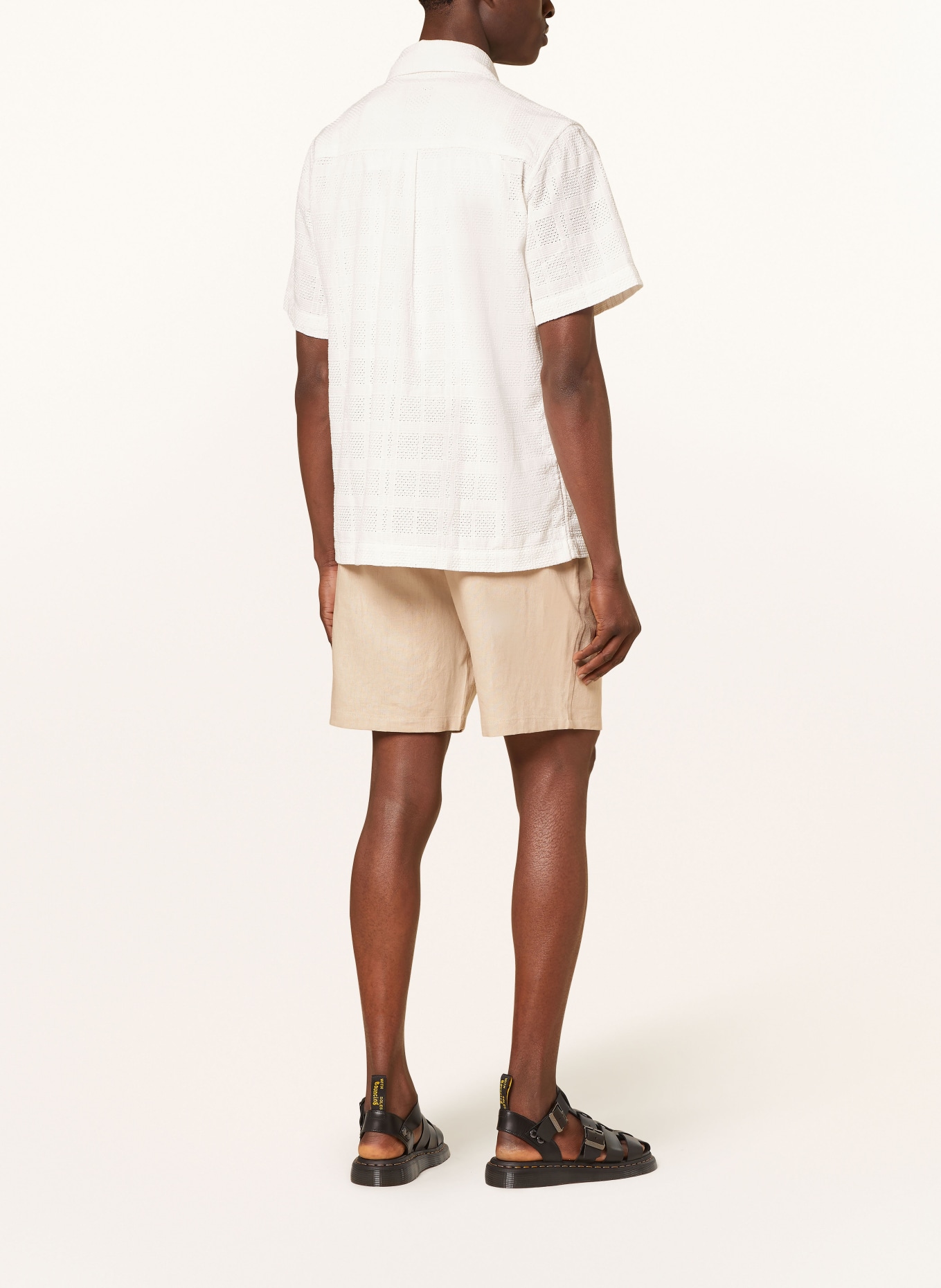 LES DEUX Short sleeve shirt CHARLIE regular fit, Color: WHITE (Image 3)