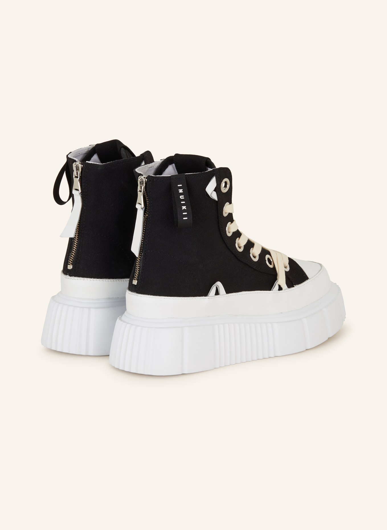 INUIKII High-top sneakers MATILDA, Color: BLACK/ WHITE (Image 2)