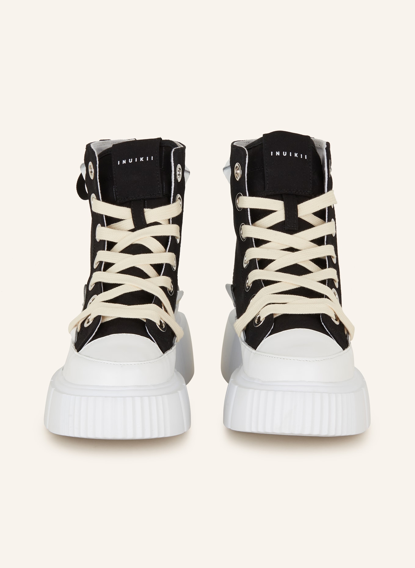 INUIKII High-top sneakers MATILDA, Color: BLACK/ WHITE (Image 3)