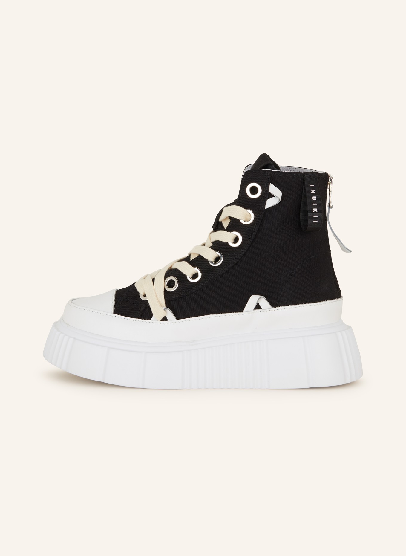 INUIKII High-top sneakers MATILDA, Color: BLACK/ WHITE (Image 4)