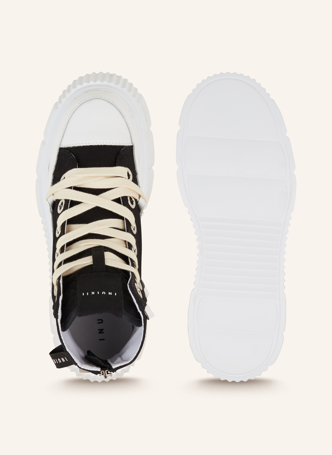 INUIKII High-top sneakers MATILDA, Color: BLACK/ WHITE (Image 5)