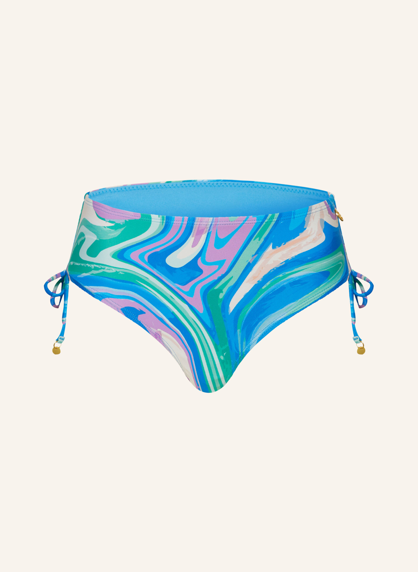 ten Cate Basic bikini bottoms, Color: TURQUOISE/ GREEN/ LIGHT PURPLE (Image 1)