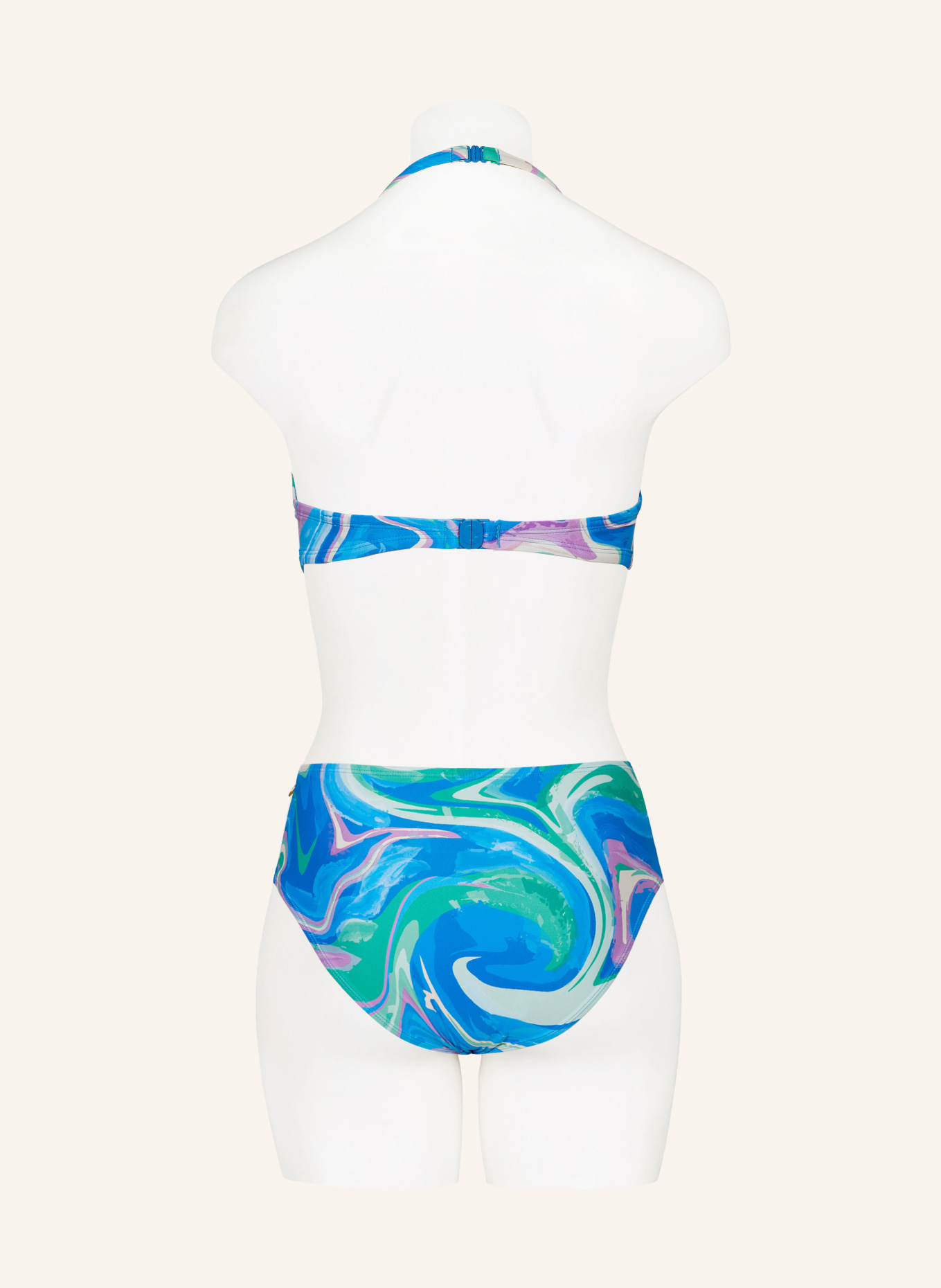ten Cate Basic-Bikini-Hose, Farbe: TÜRKIS/ GRÜN/ HELLLILA (Bild 3)