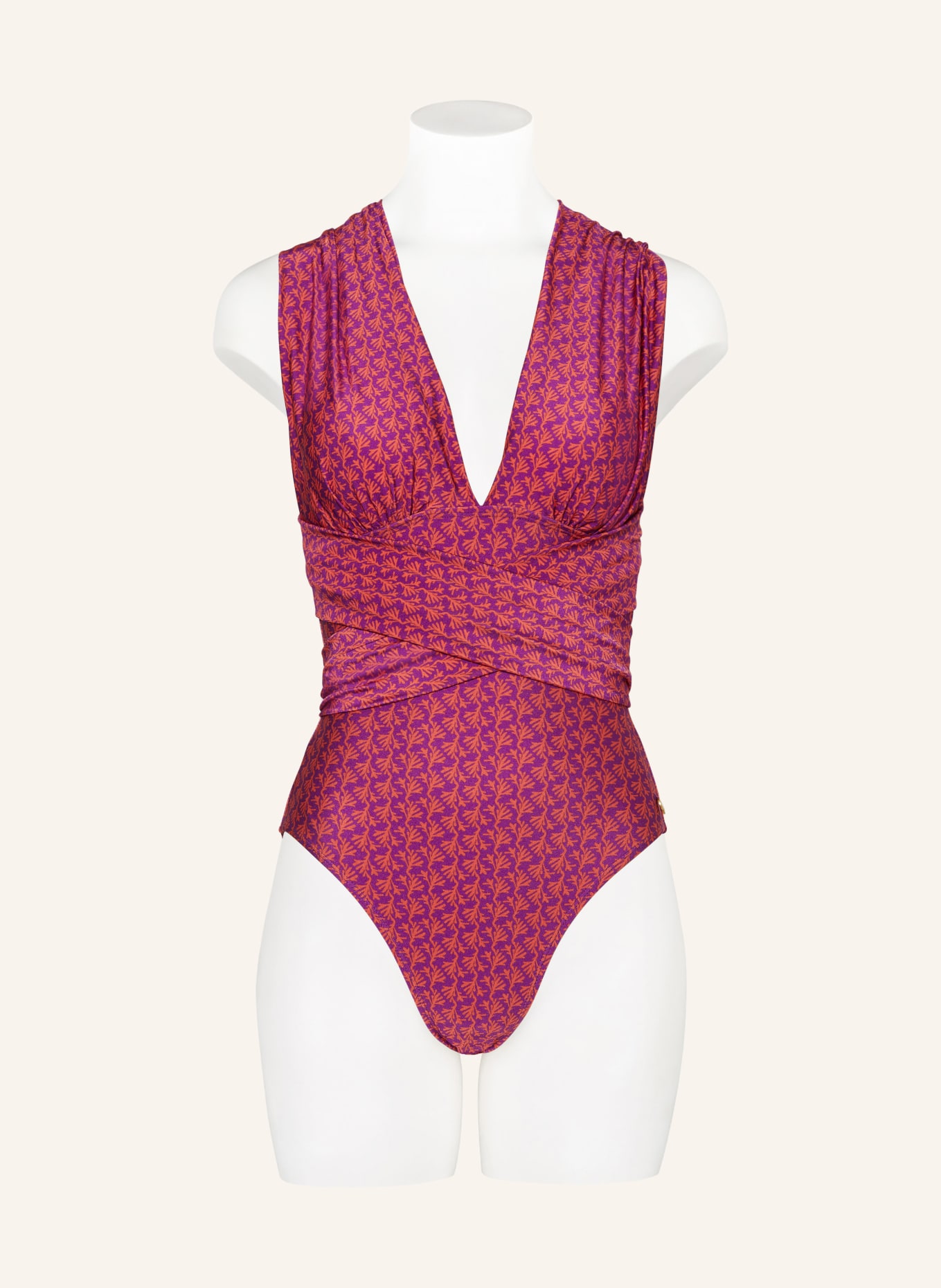 ten Cate Swimsuit, Color: PURPLE/ ORANGE (Image 2)