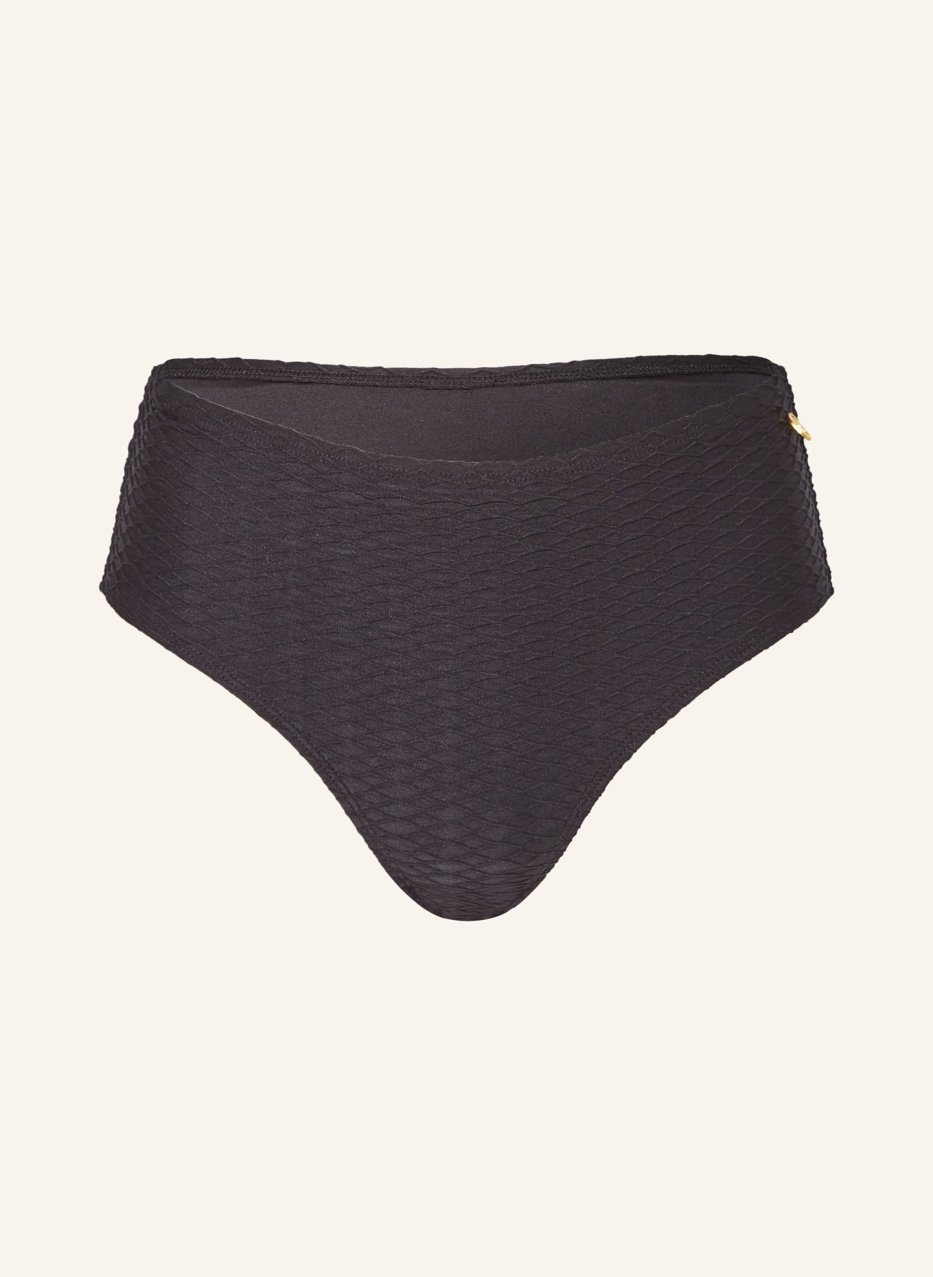 ten Cate High-Waist-Bikini-Hose, Farbe: SCHWARZ (Bild 1)
