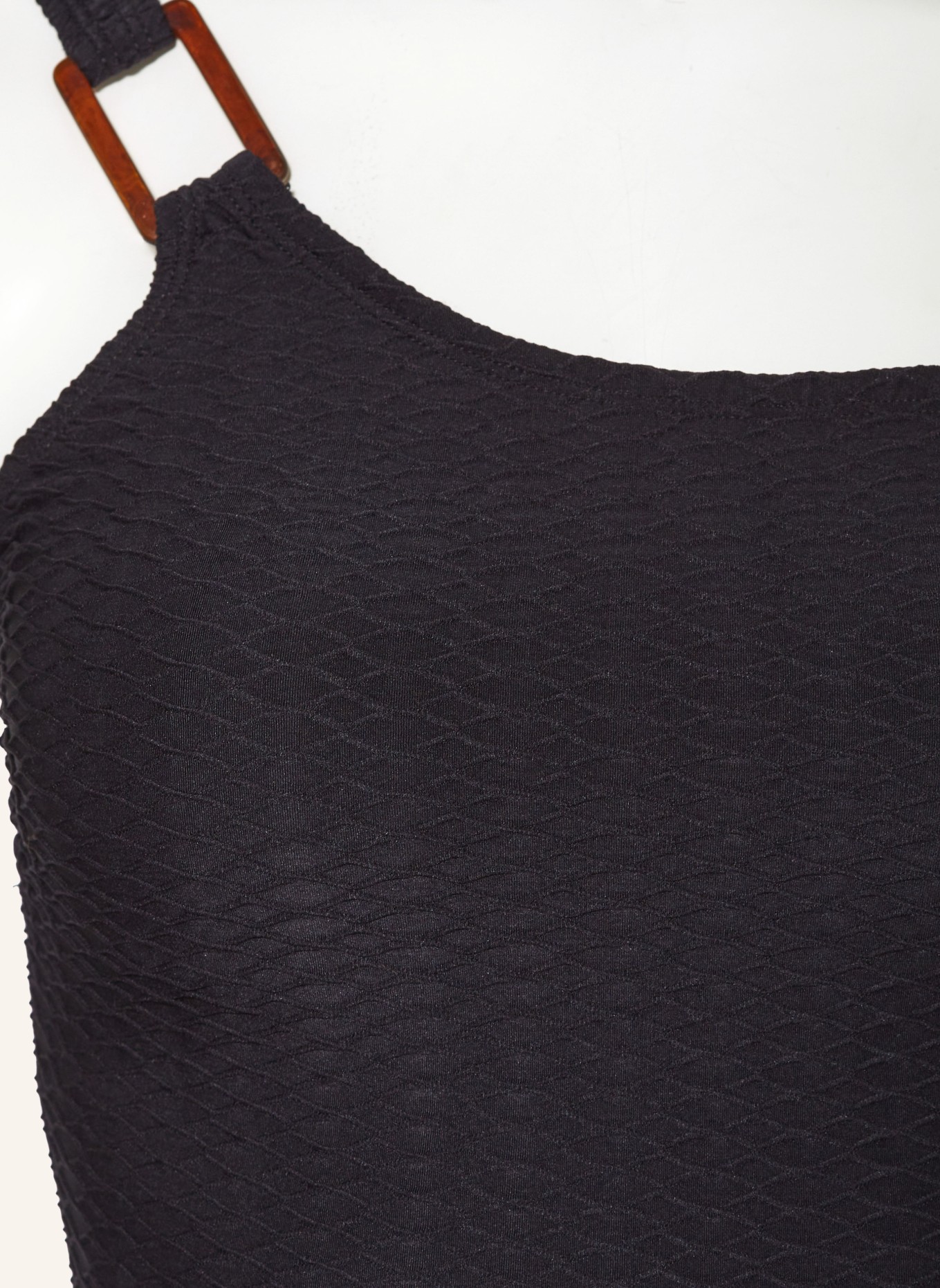 ten Cate One-shoulder swimsuit, Color: BLACK (Image 4)