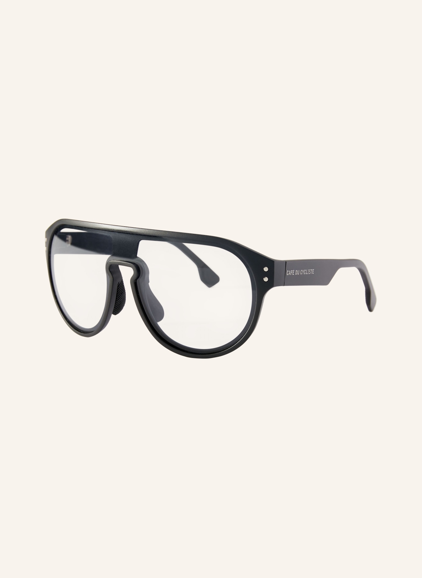 CAFÉ DU CYCLISTE Ochelari pentru bicicliști GABIN: BLACK - NEGRU/ GRIS DESCHIS