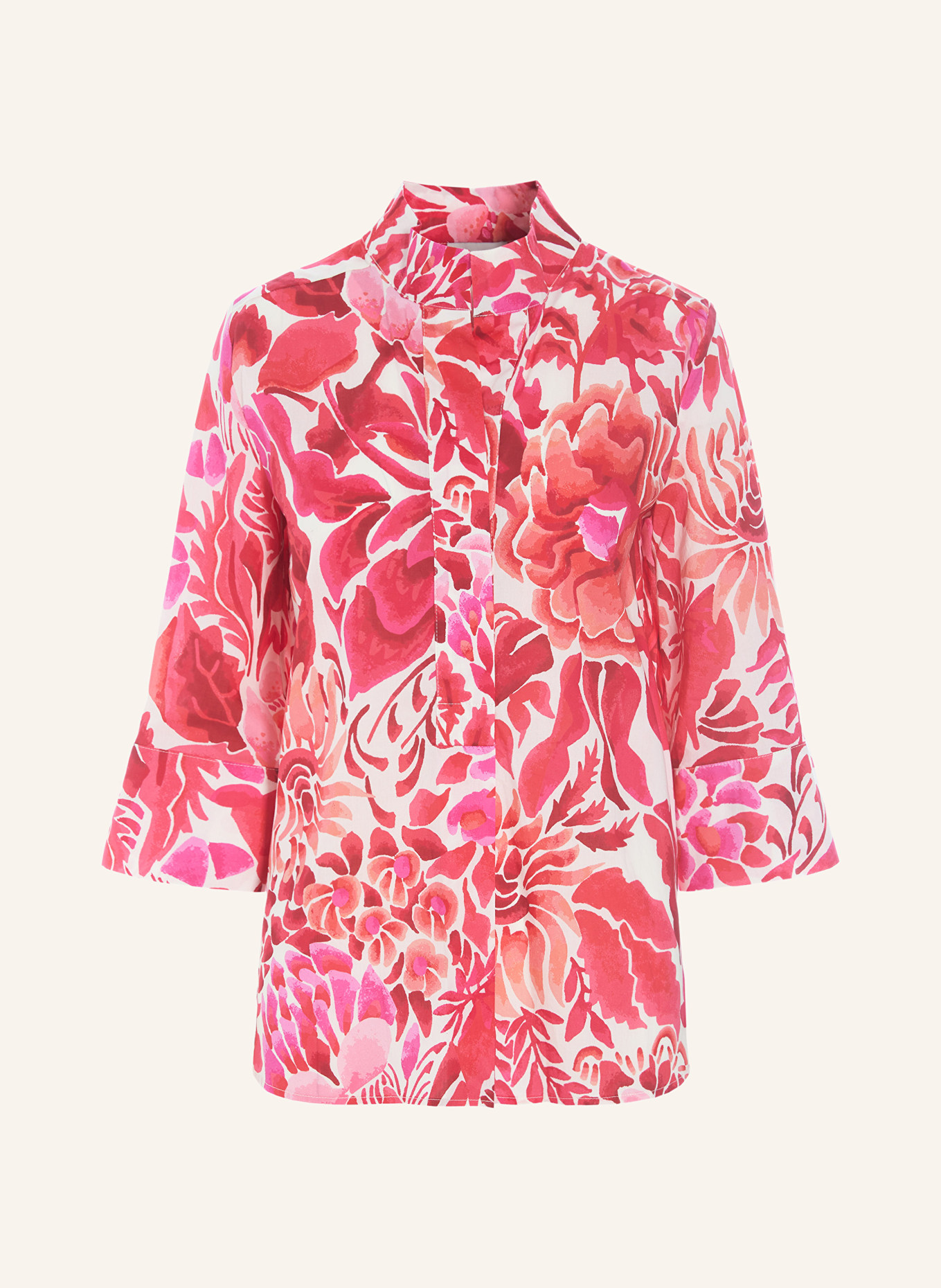 dea kudibal Shirt blouse KAMI with 3/4 sleeves, Color: PINK/ WHITE (Image 1)