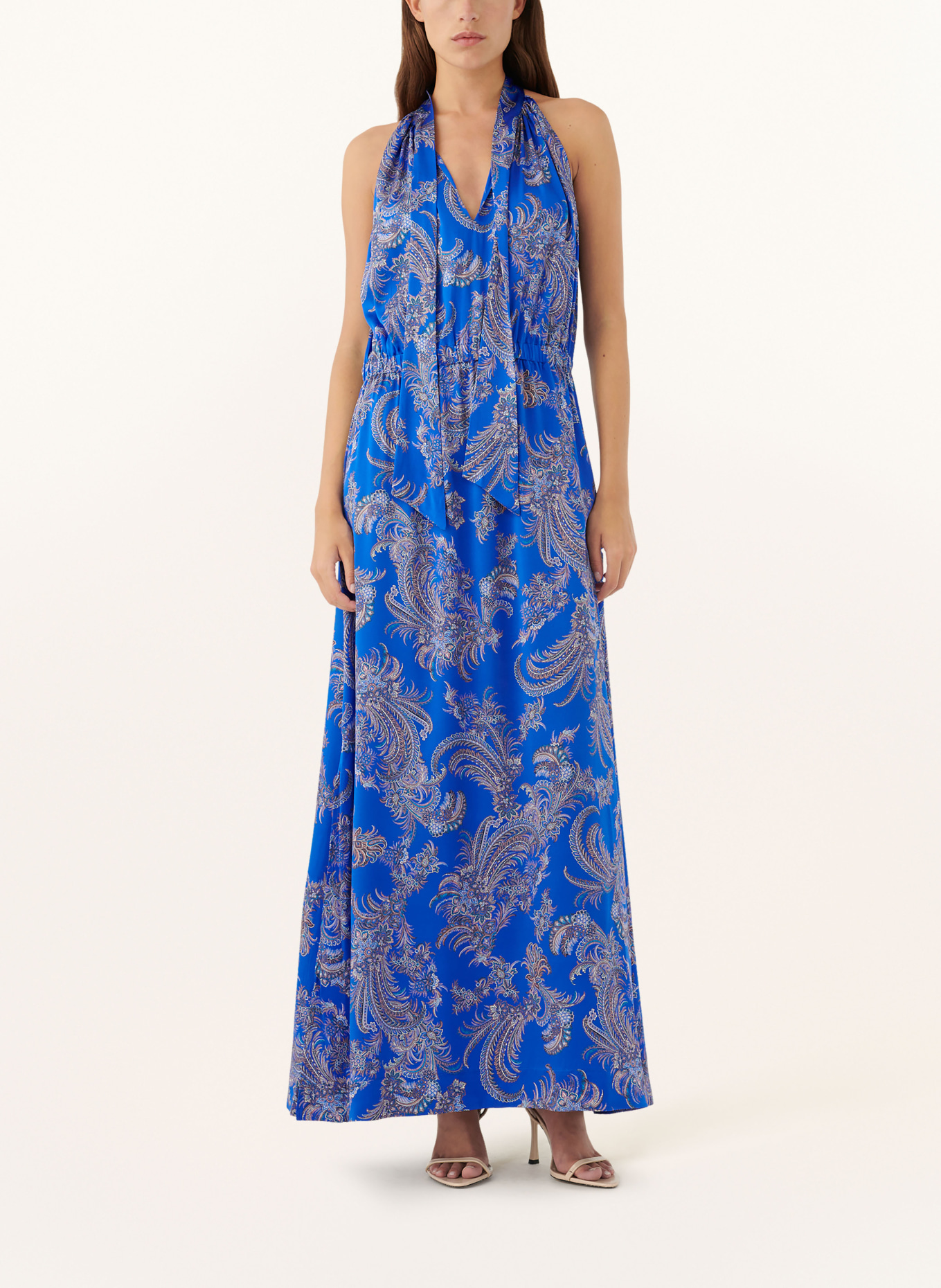 dea kudibal Silk dress NATTIEDEA, Color: BLUE (Image 2)