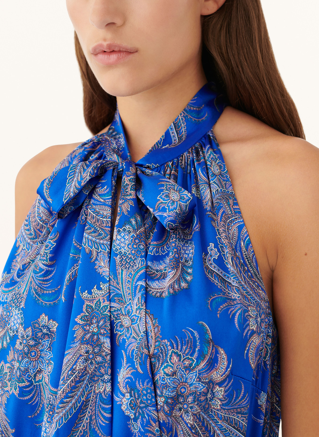dea kudibal Silk dress NATTIEDEA, Color: BLUE (Image 4)