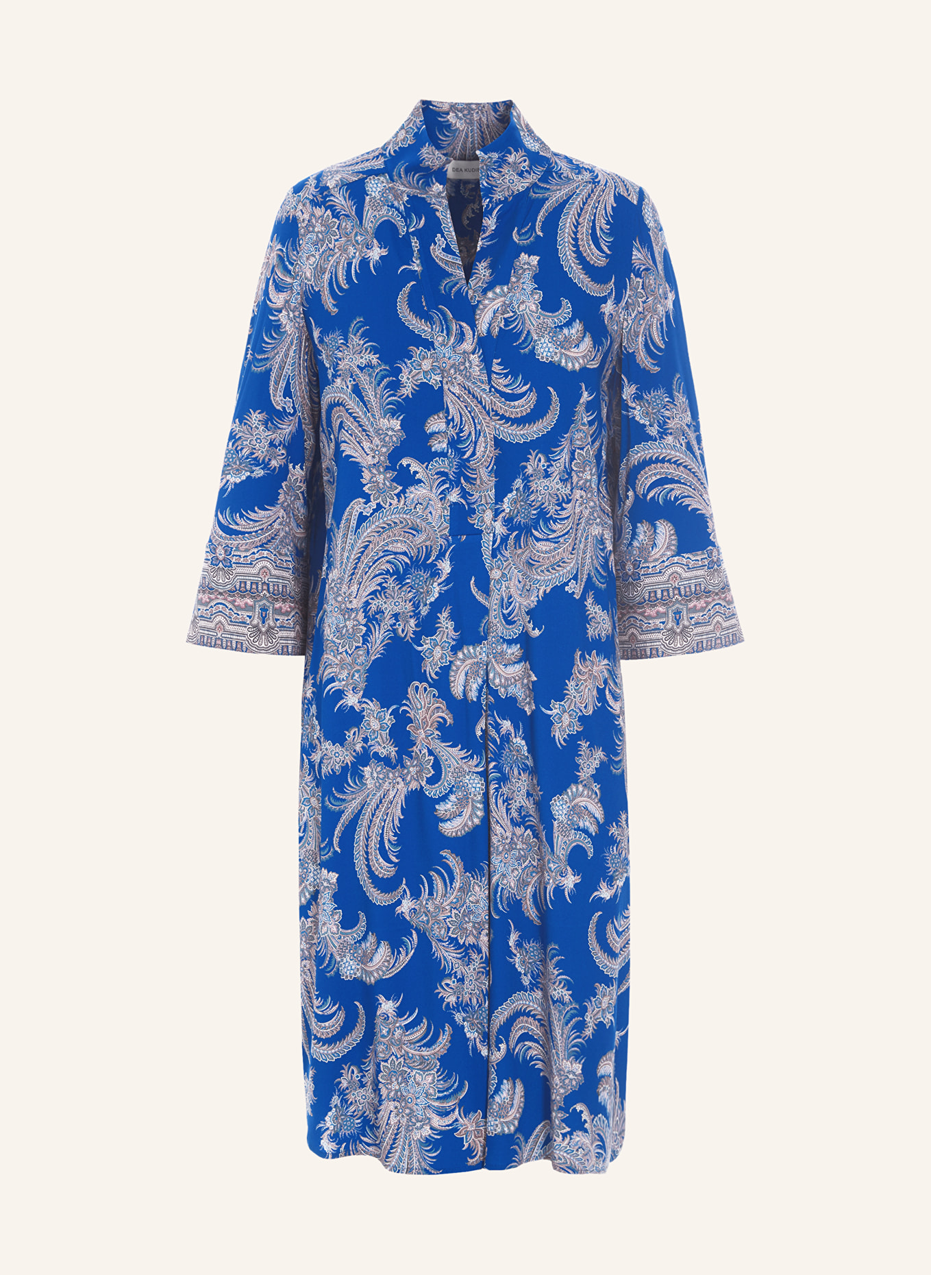 dea kudibal Dress KAMILLES with 3/4 sleeves, Color: BLUE/ DUSKY PINK/ LIGHT PURPLE (Image 1)