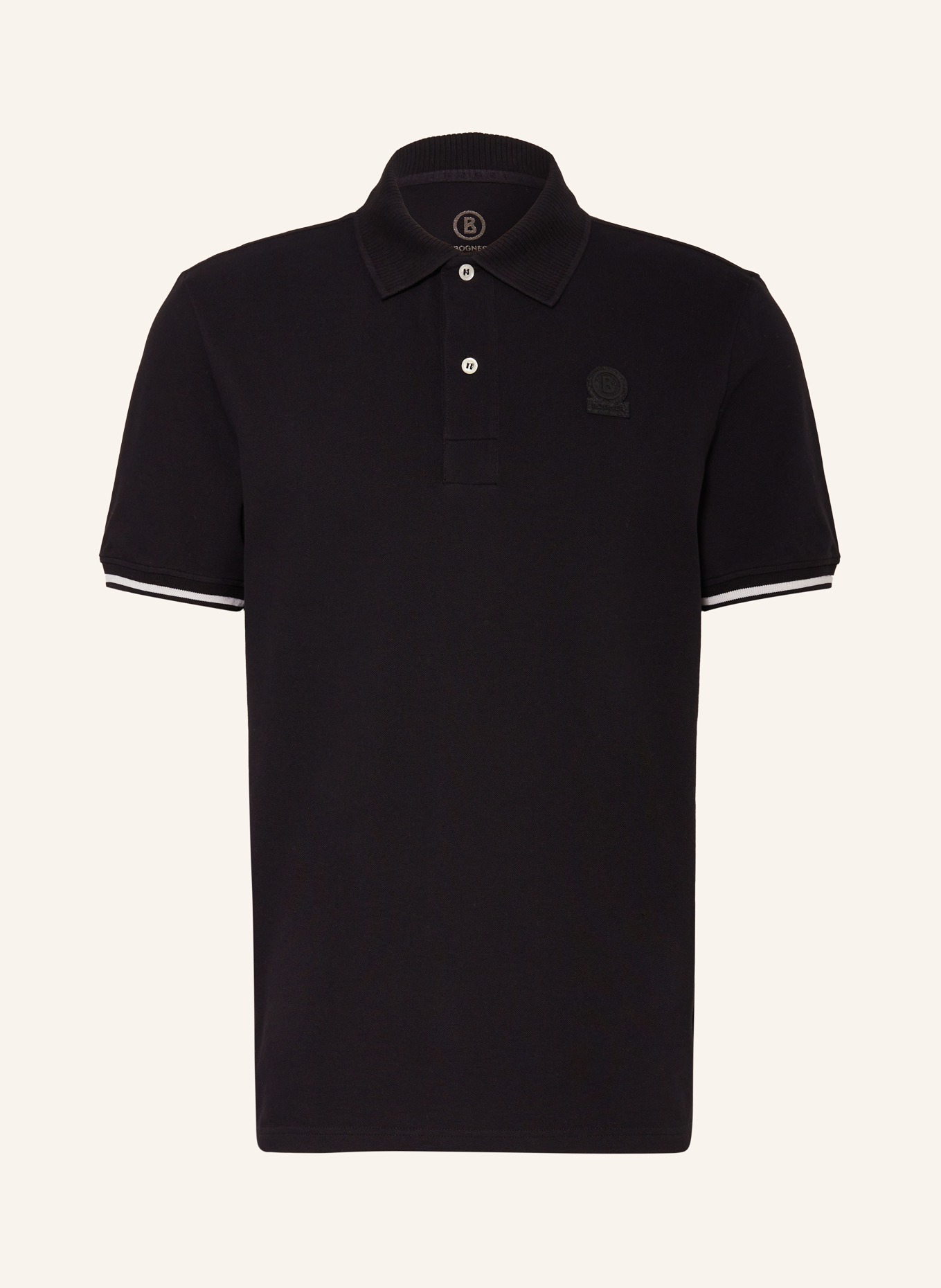 BOGNER Piqué-Poloshirt FION, Farbe: SCHWARZ (Bild 1)