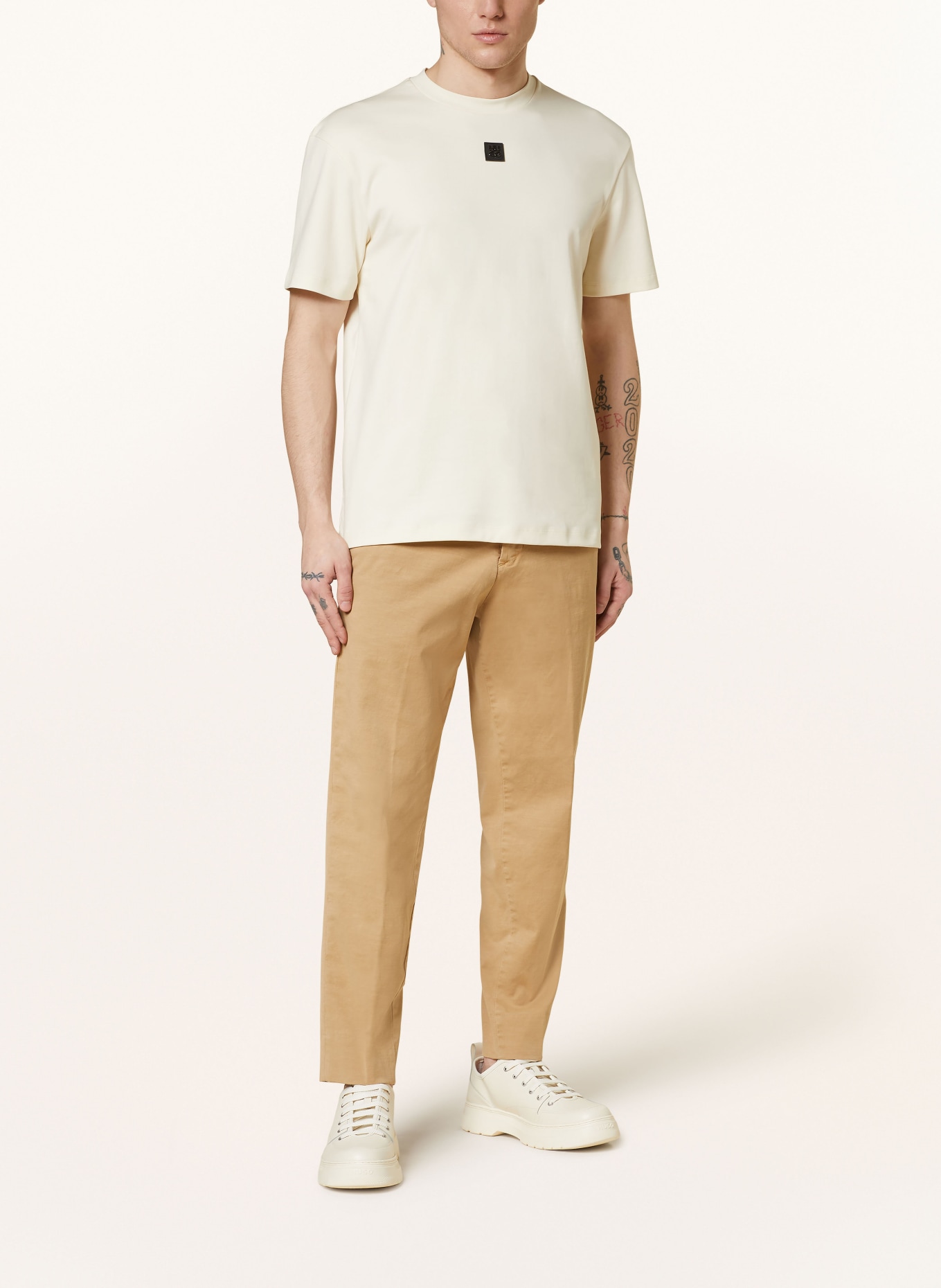 HUGO T-shirt DALILE, Kolor: ECRU (Obrazek 2)
