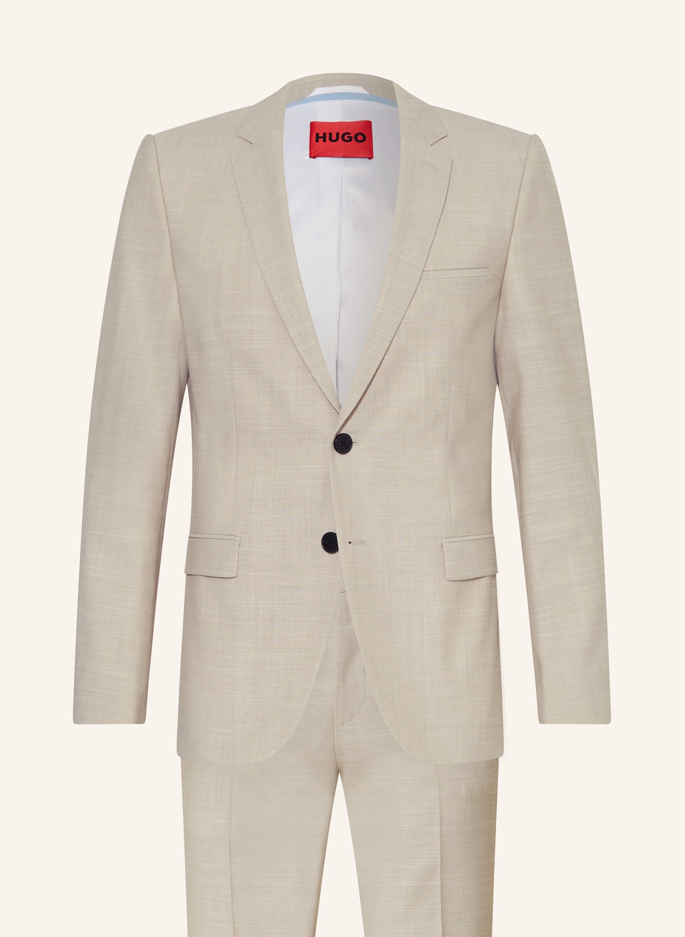 HUGO Suit ARTI HESTEN extra slim fit, Color: 261 MEDIUM BEIGE (Image 1)