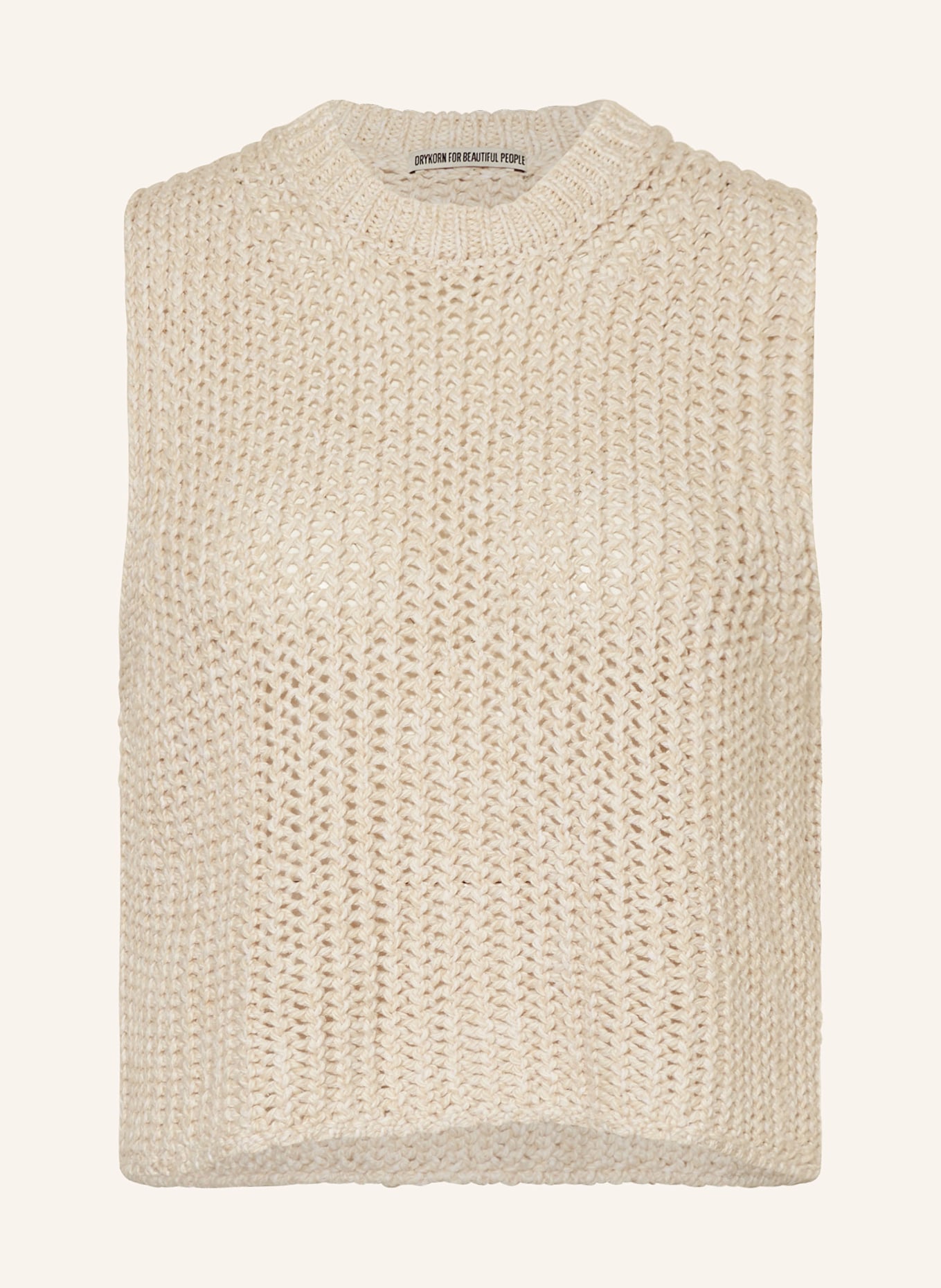 DRYKORN Sweater vest NOARA, Color: BEIGE (Image 1)