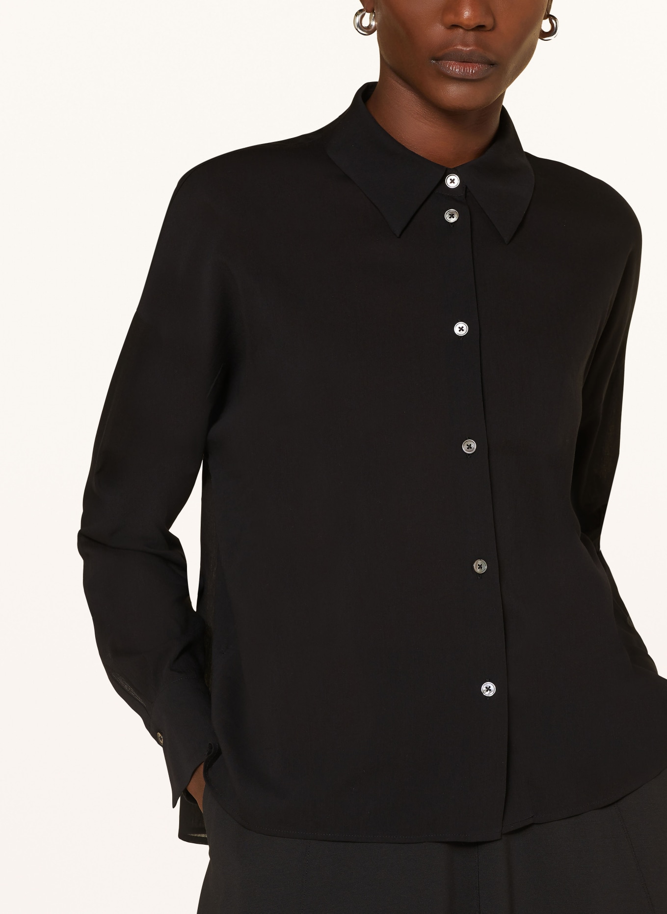 DRYKORN Shirt blouse CLOELIA, Color: BLACK (Image 4)