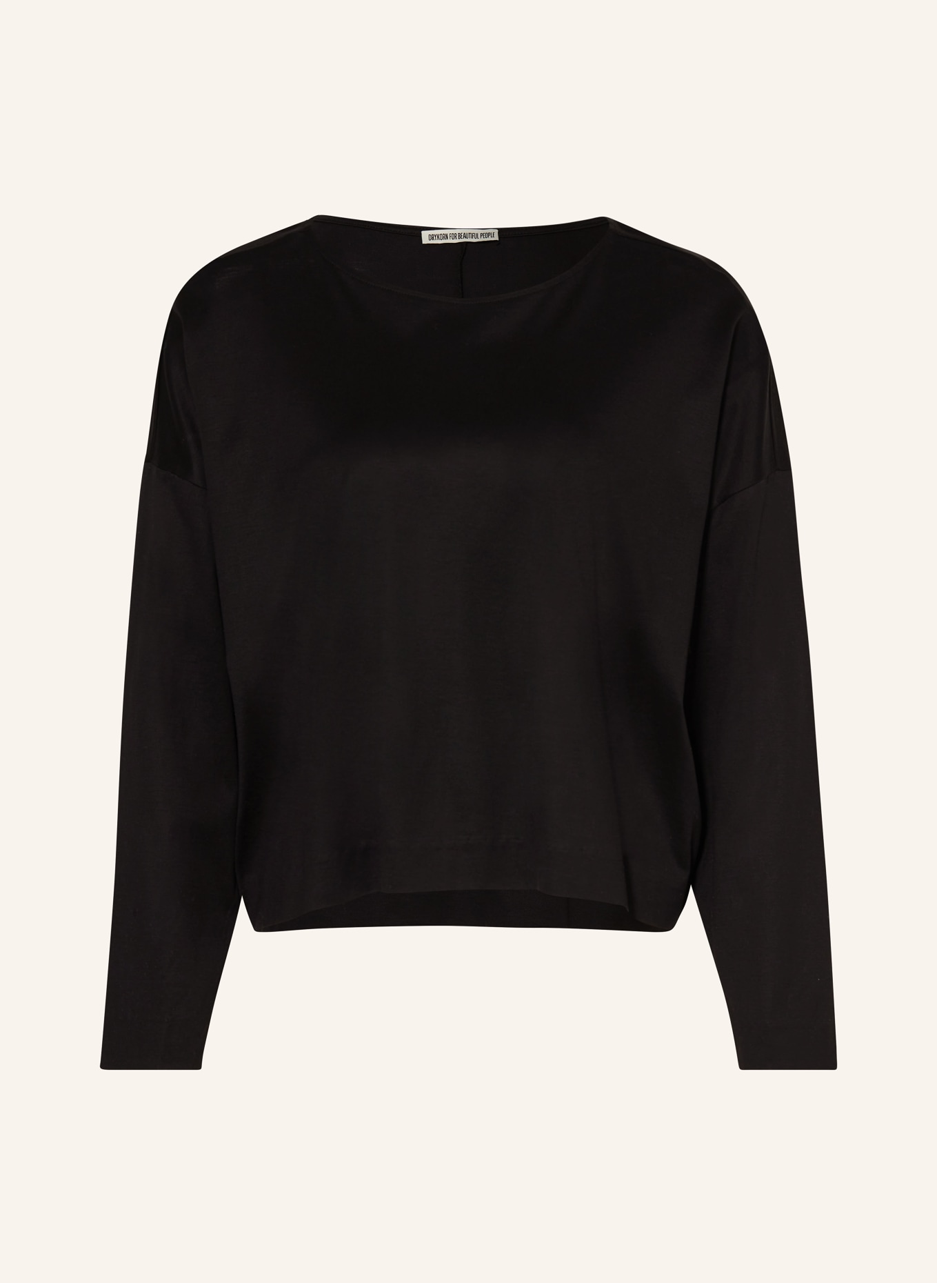 DRYKORN Long sleeve shirt VASSANI, Color: BLACK (Image 1)