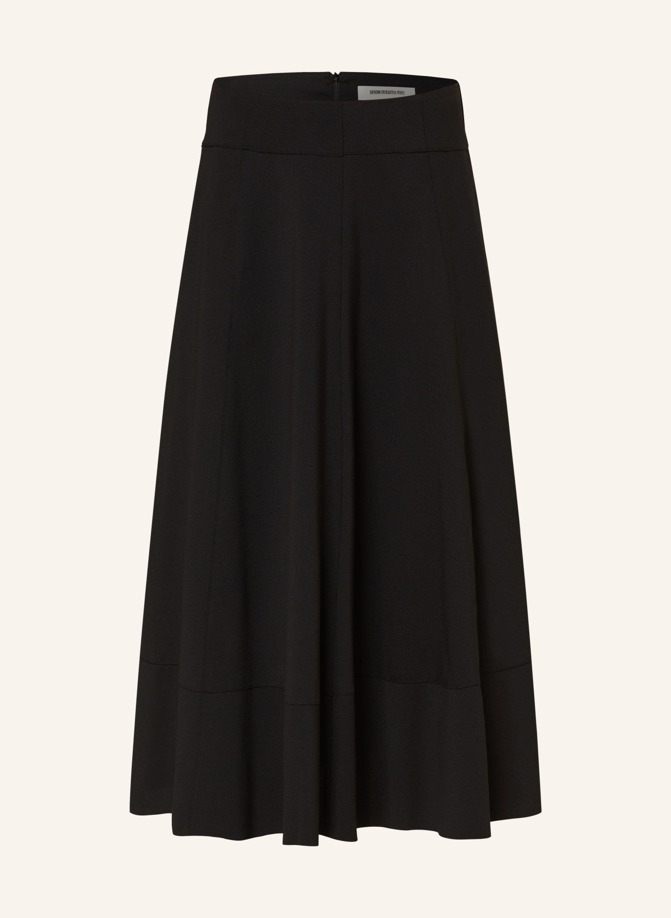 DRYKORN Jersey skirt IKUYA, Color: BLACK (Image 1)