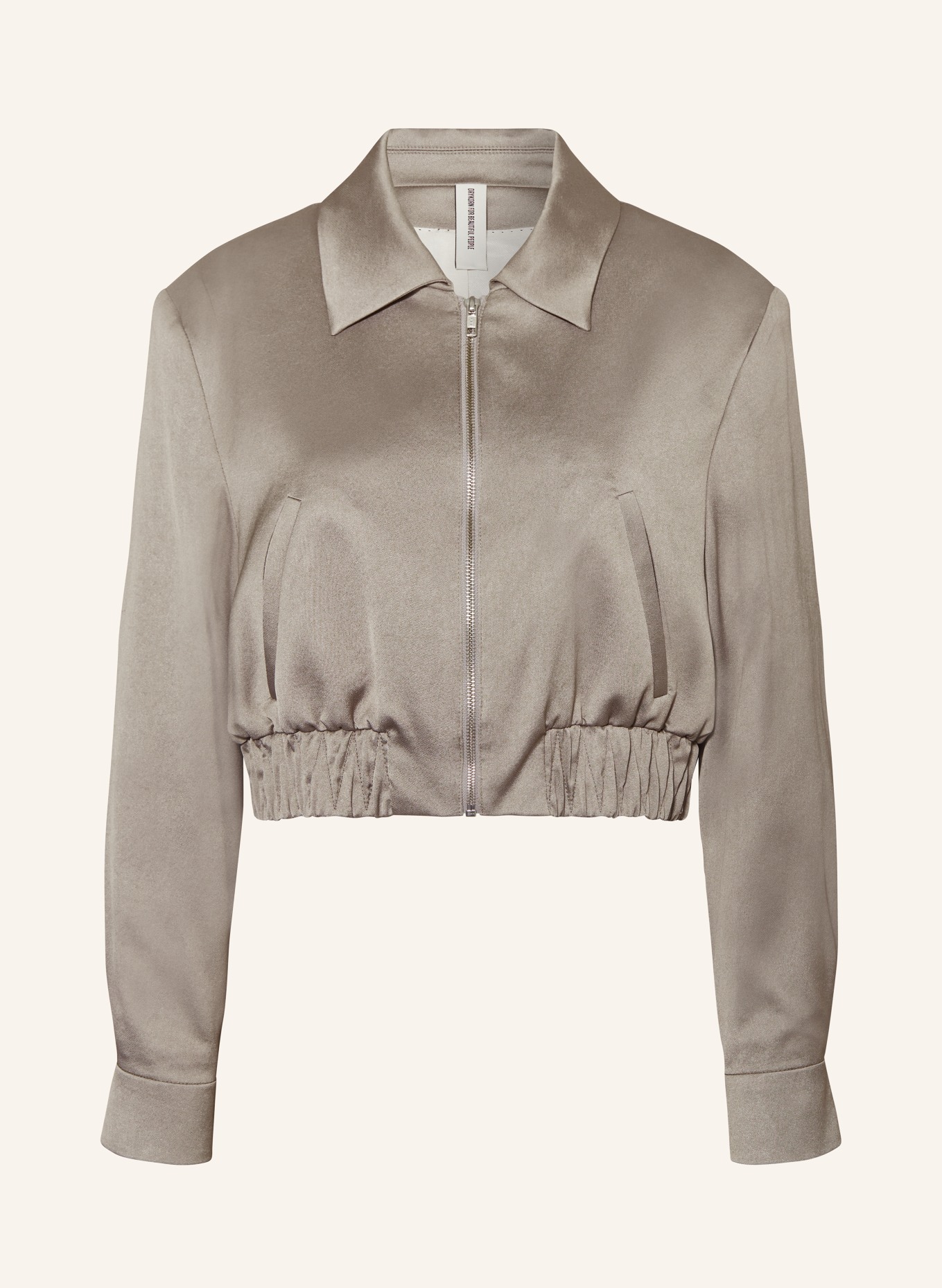 DRYKORN Satin jacket RADWAY, Color: TAUPE (Image 1)