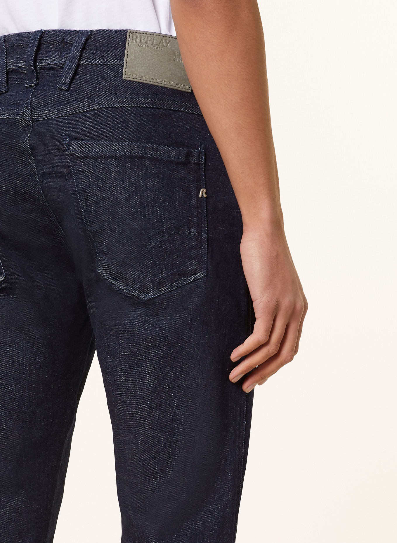 REPLAY Jeans ANBASS Slim Fit, Farbe: DUNKELBLAU (Bild 6)